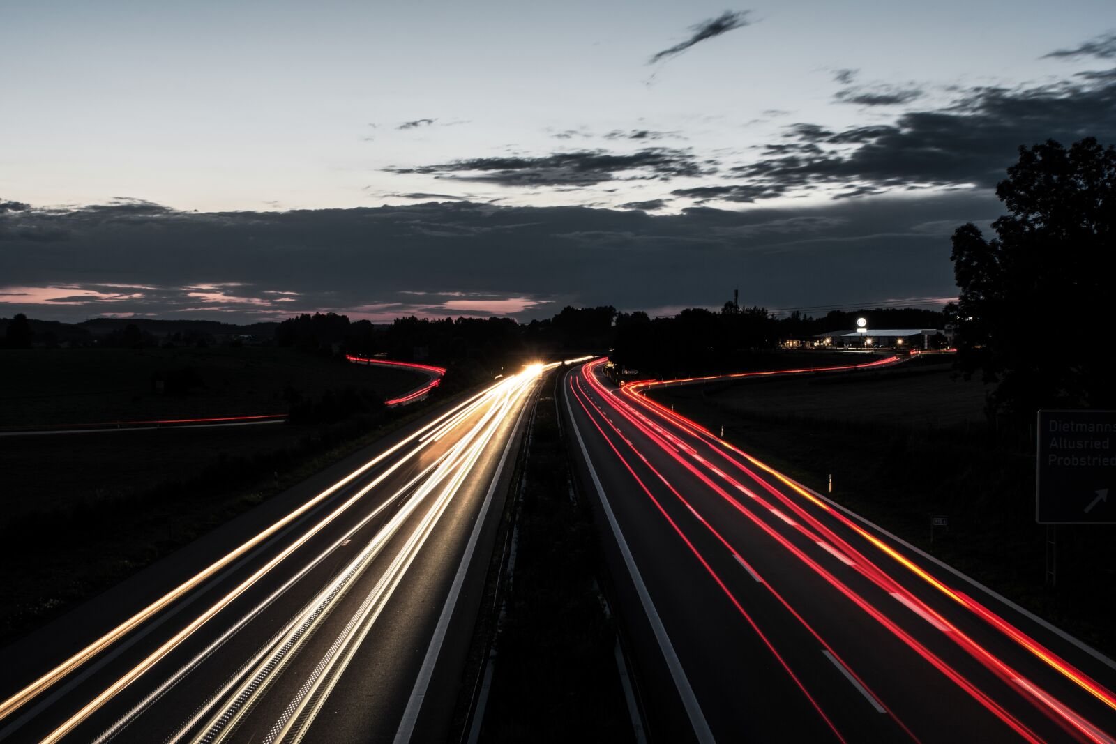 Nikon D5200 sample photo. Autobahn, traffic, lights photography
