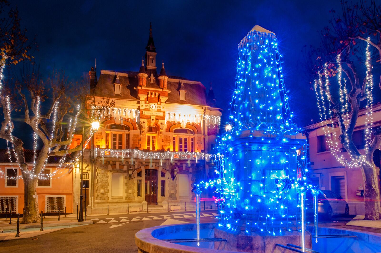 Nikon D300S sample photo. Illuminations, christmas, bell tower photography