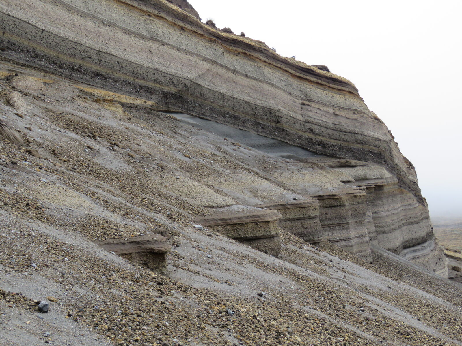 Canon PowerShot SX60 HS sample photo. Erosion, layered, rock photography
