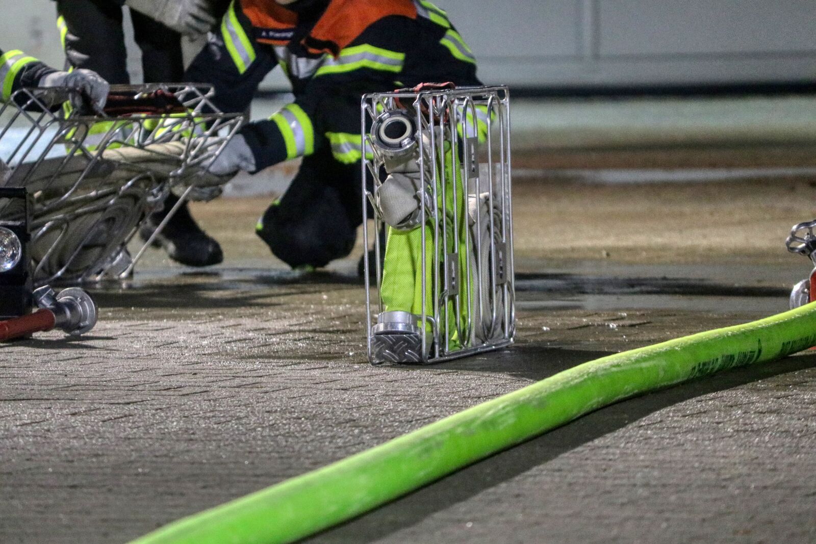 Canon EOS 80D sample photo. Firefighter exercise, fire, feuerloeschuebung photography