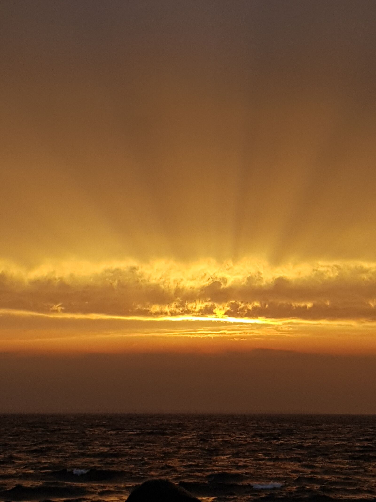 Samsung Galaxy S8 sample photo. Sunset, sea, sky photography