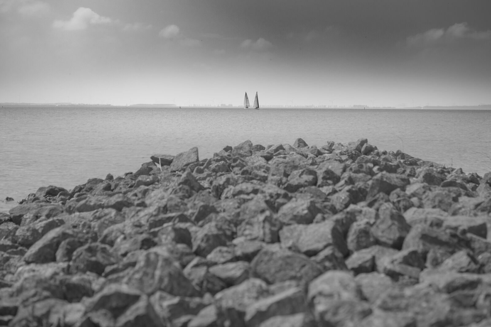 Nikon D600 sample photo. Lake, rock, black and photography