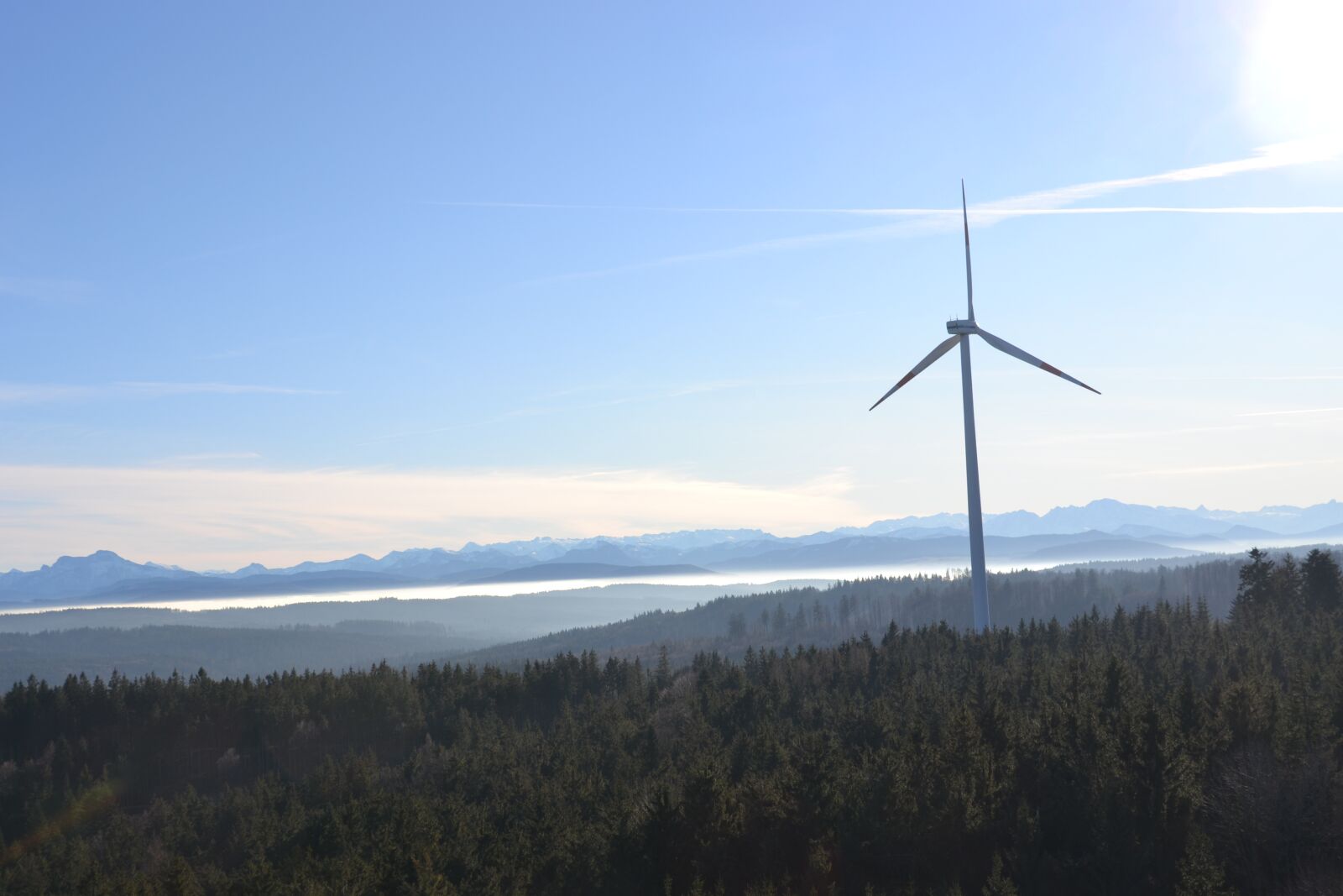 Nikon D3100 sample photo. Pinwheel, wind energy, wind photography