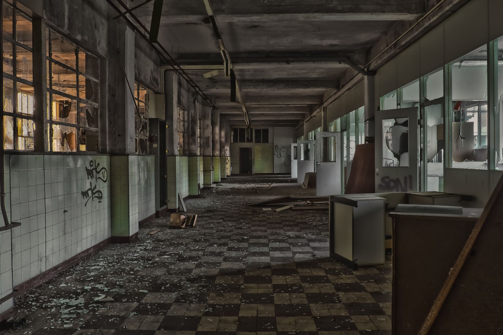 Olympus OM-D E-M10 sample photo. Lost places, factory, old photography