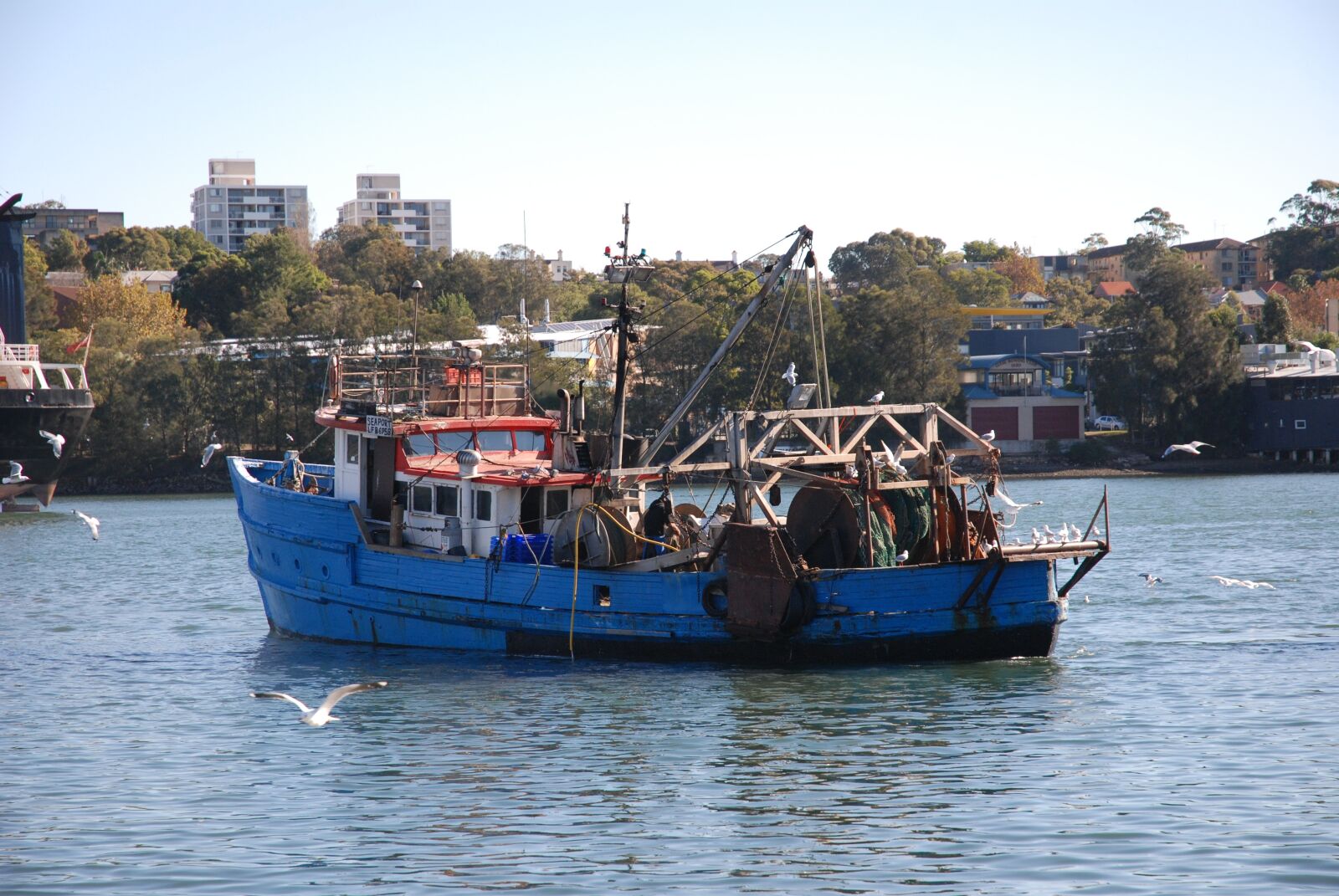 Nikon D80 sample photo. Ship, port, the fisherman photography