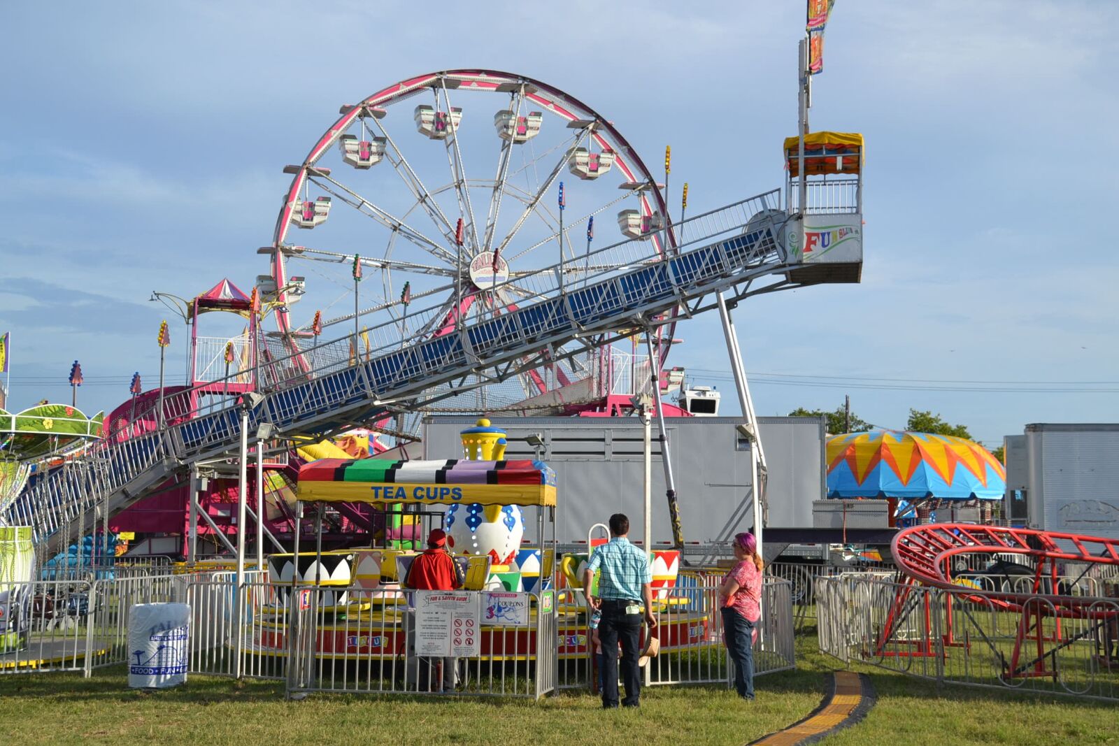 Nikon D3100 sample photo. Texas fair, rides, fair photography