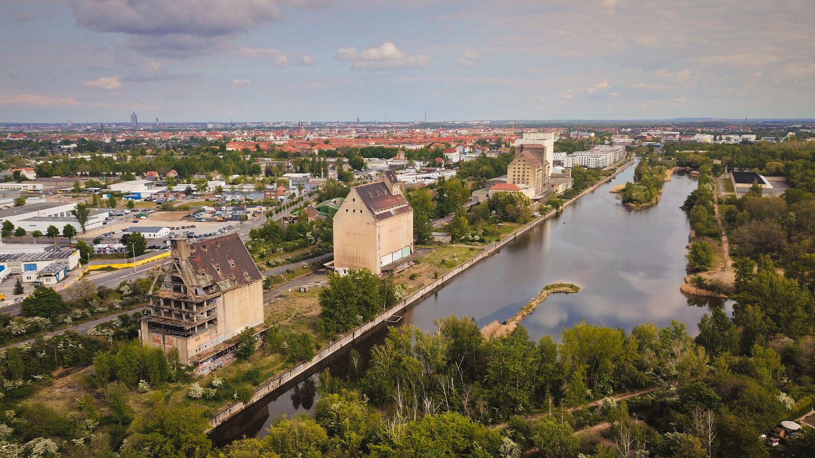 DJI FC220 sample photo. Aerial view, drone, leipzig photography