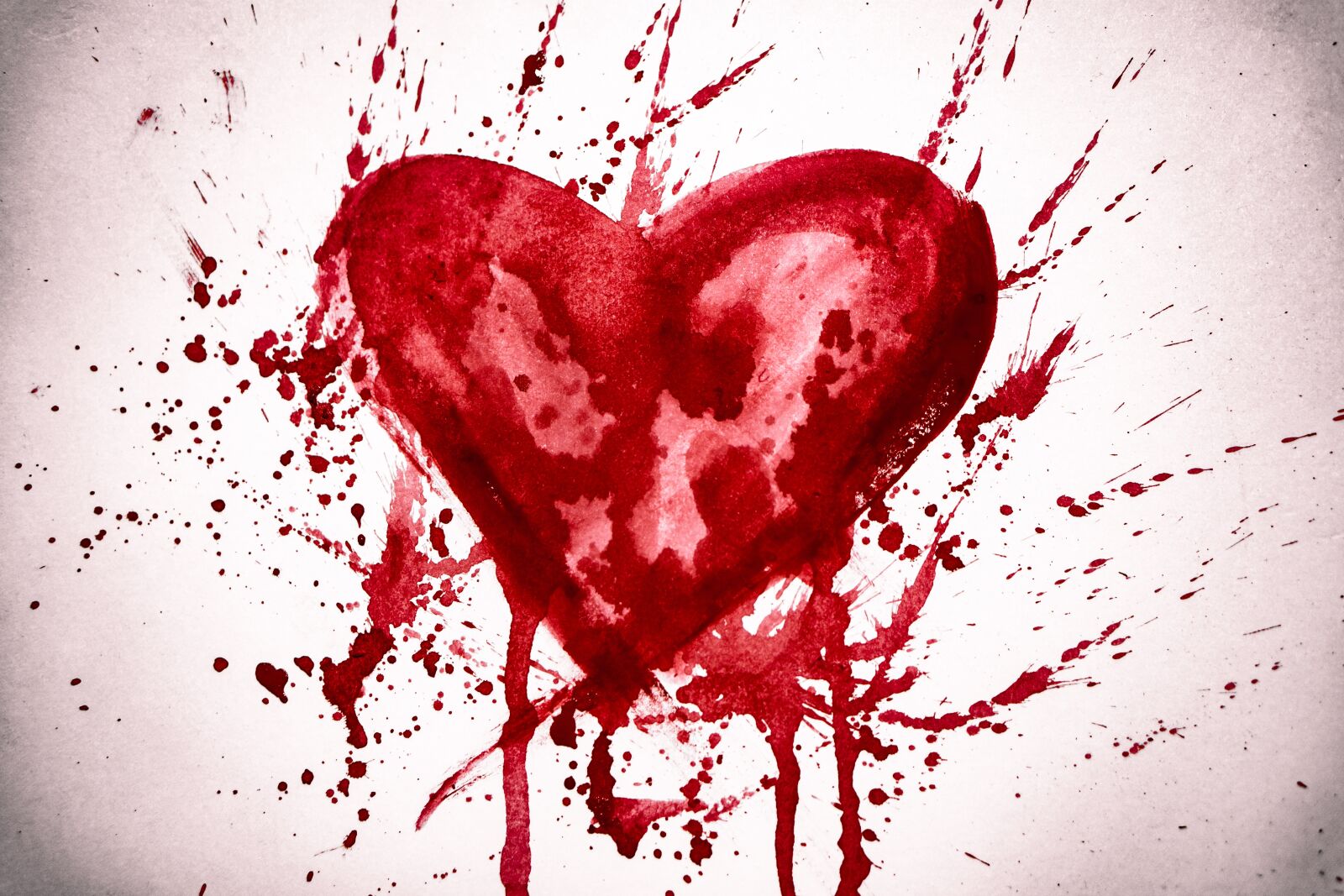 E 50mm F1.8 OSS sample photo. Heart, red, bloody photography
