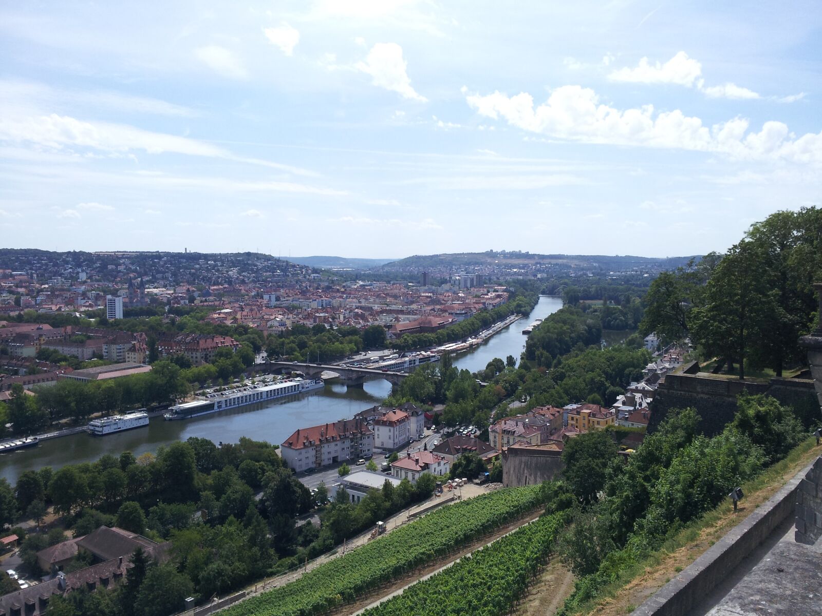 Samsung Galaxy S2 sample photo. Würzburg, river, view photography