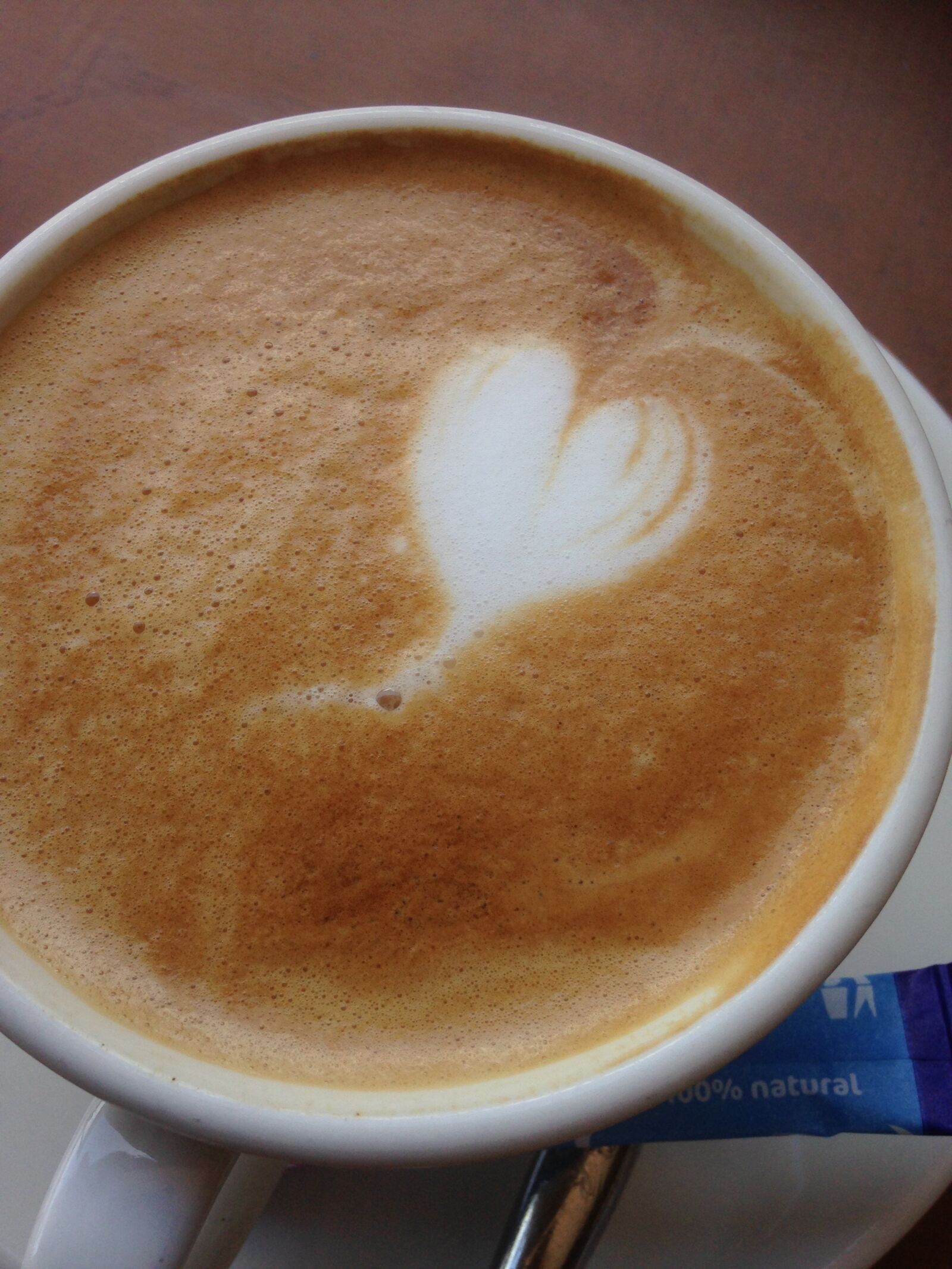 iPhone 5c back camera 4.12mm f/2.4 sample photo. Coffee, love, heart photography