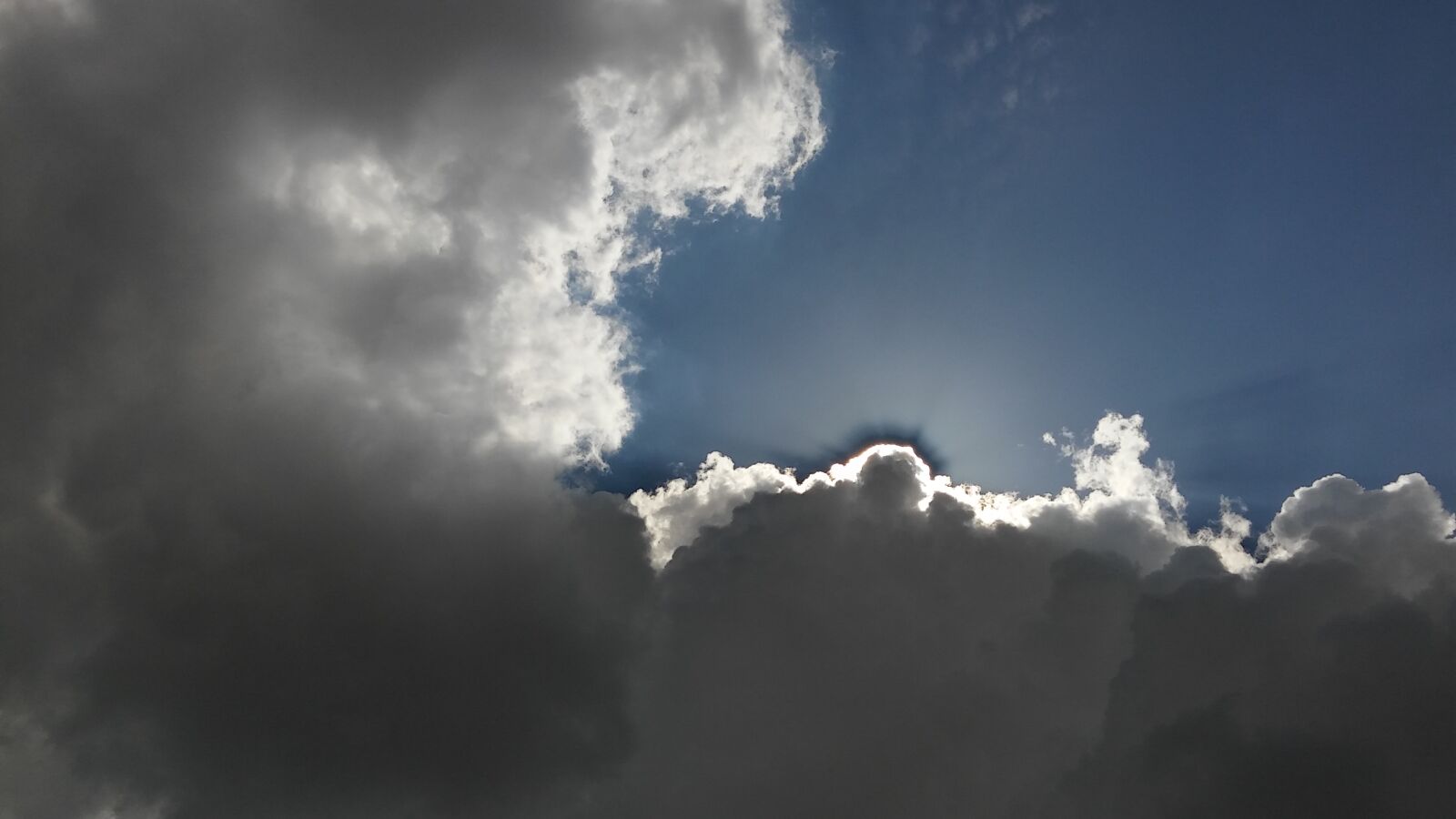 LG G STYLO sample photo. Cloud, sky, sun, peeking photography