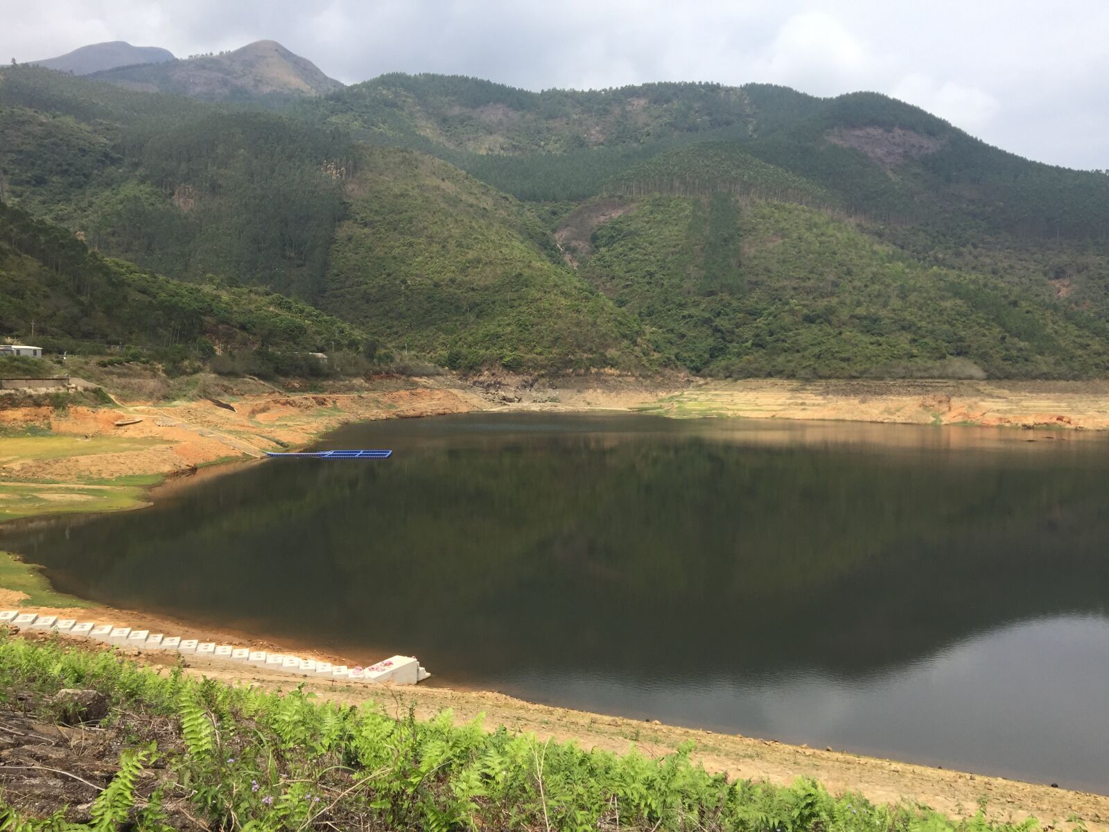 Apple iPhone 6 sample photo. Reservoir, water, mountain photography