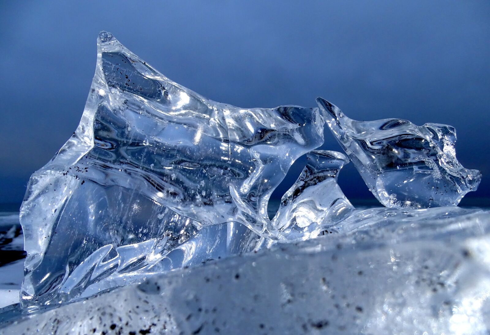 Sony DSC-HX400 sample photo. Ice floe, ice, winter photography