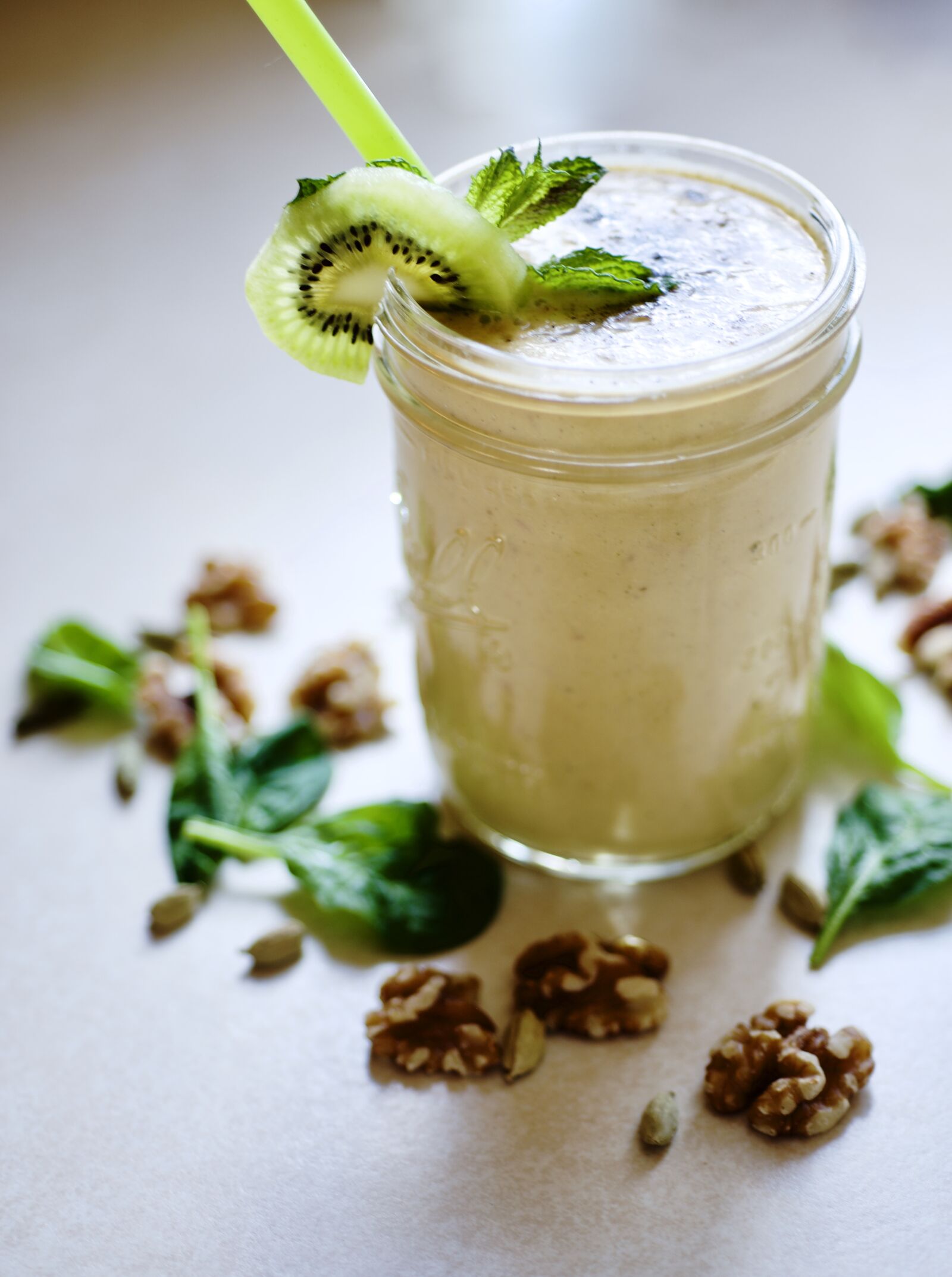 Nikon D600 sample photo. Smoothie, peach, walnut photography