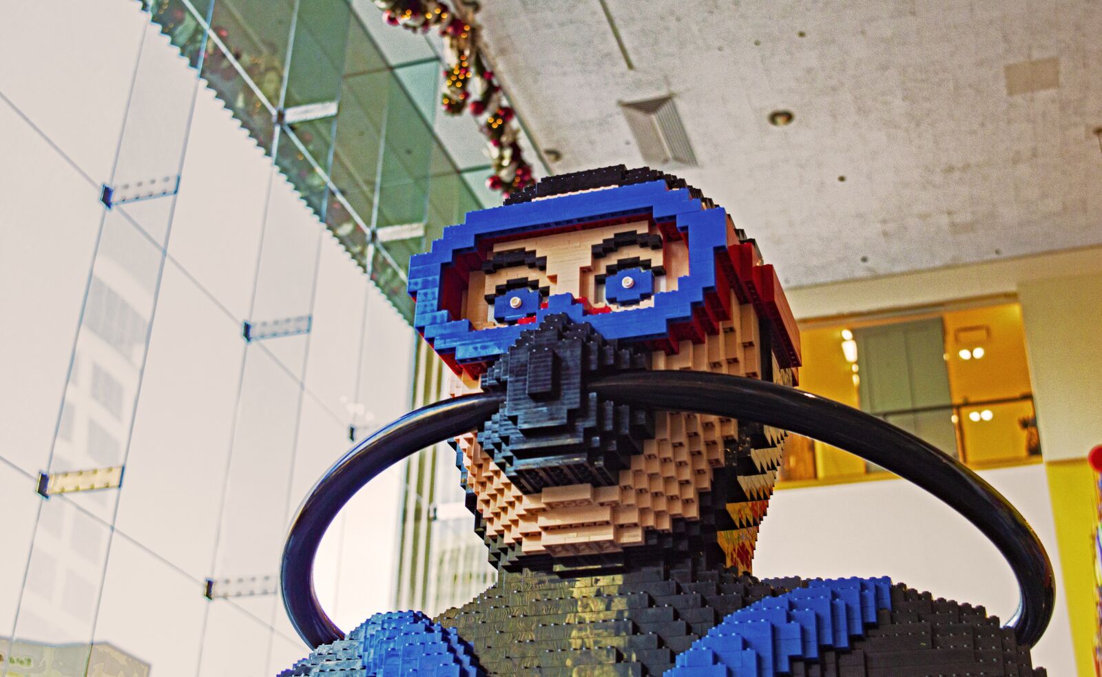 Nikon D3200 sample photo. Legos, lego statue, lego photography