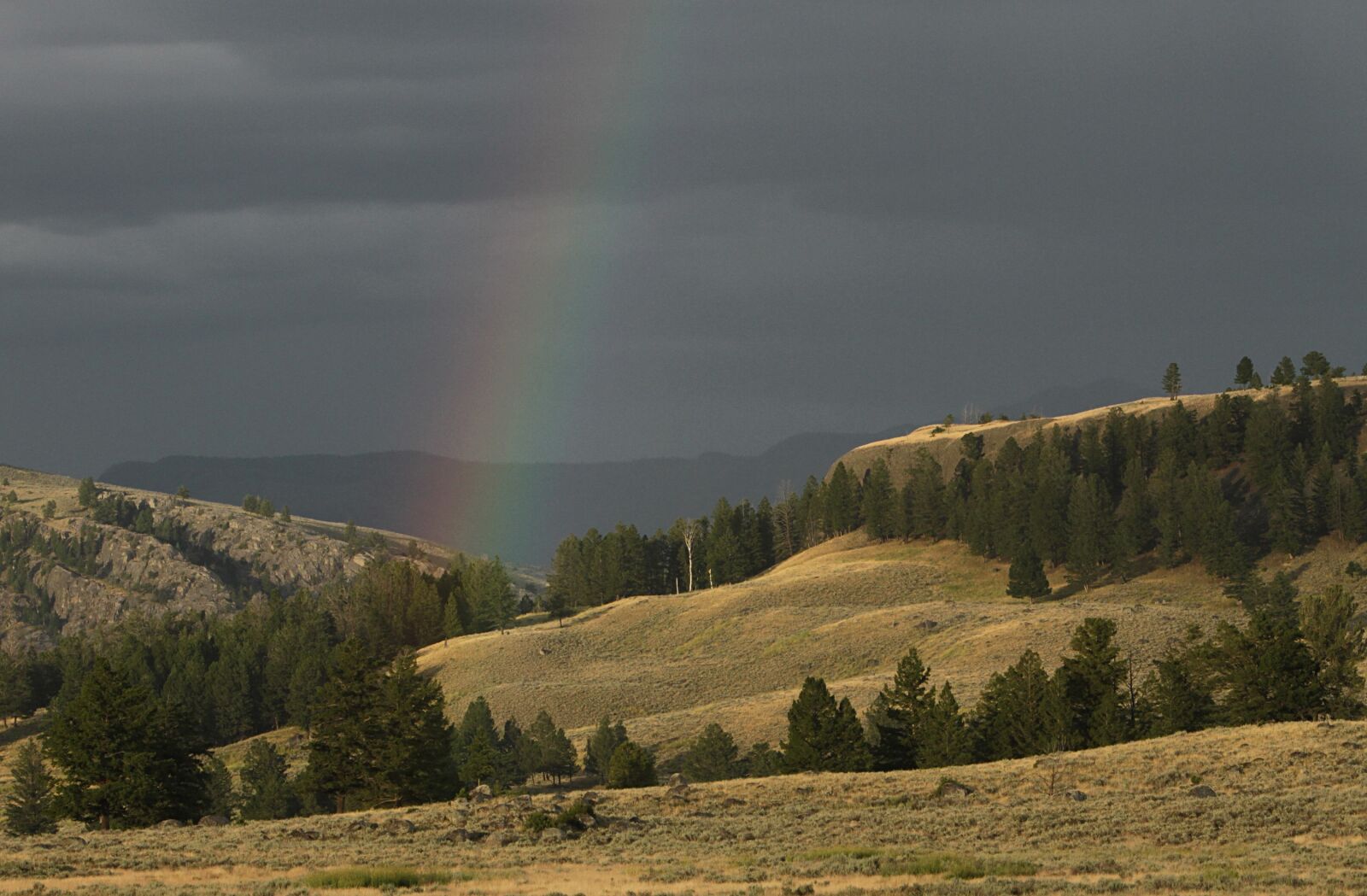 Canon EOS 7D sample photo. Rainbow, landscape, weather photography