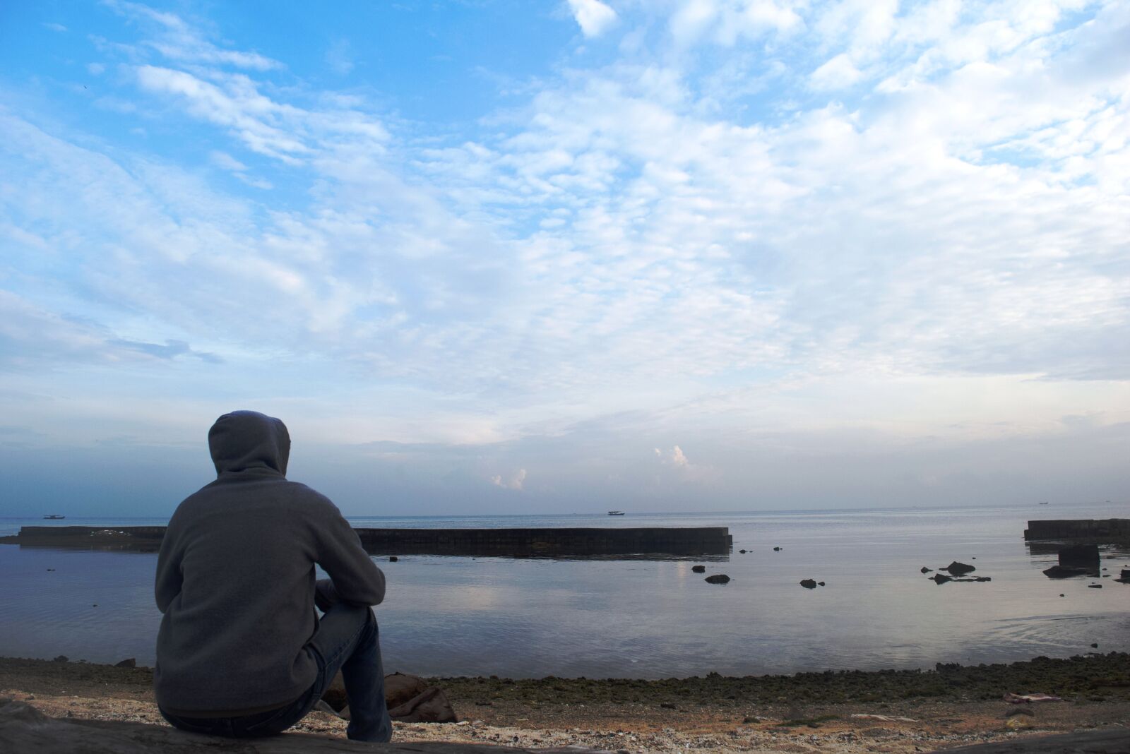 Nikon D5300 sample photo. Ocean, blue, reflection photography