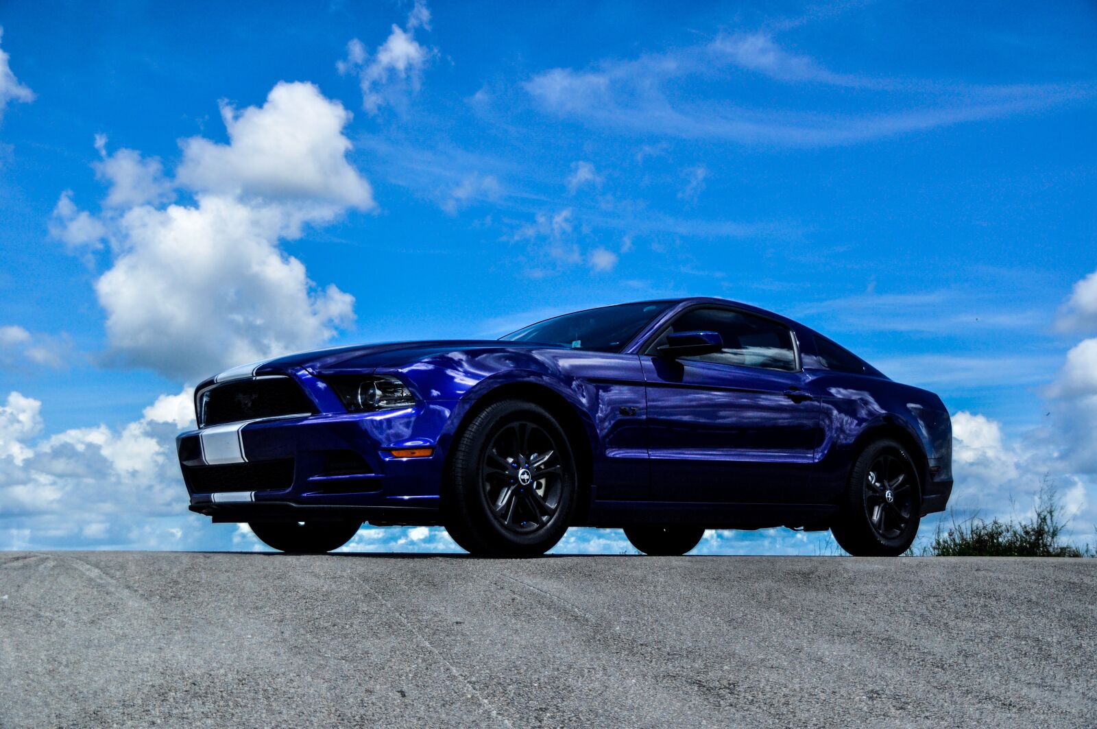Nikon D5000 sample photo. Mustang, car, muscle car photography