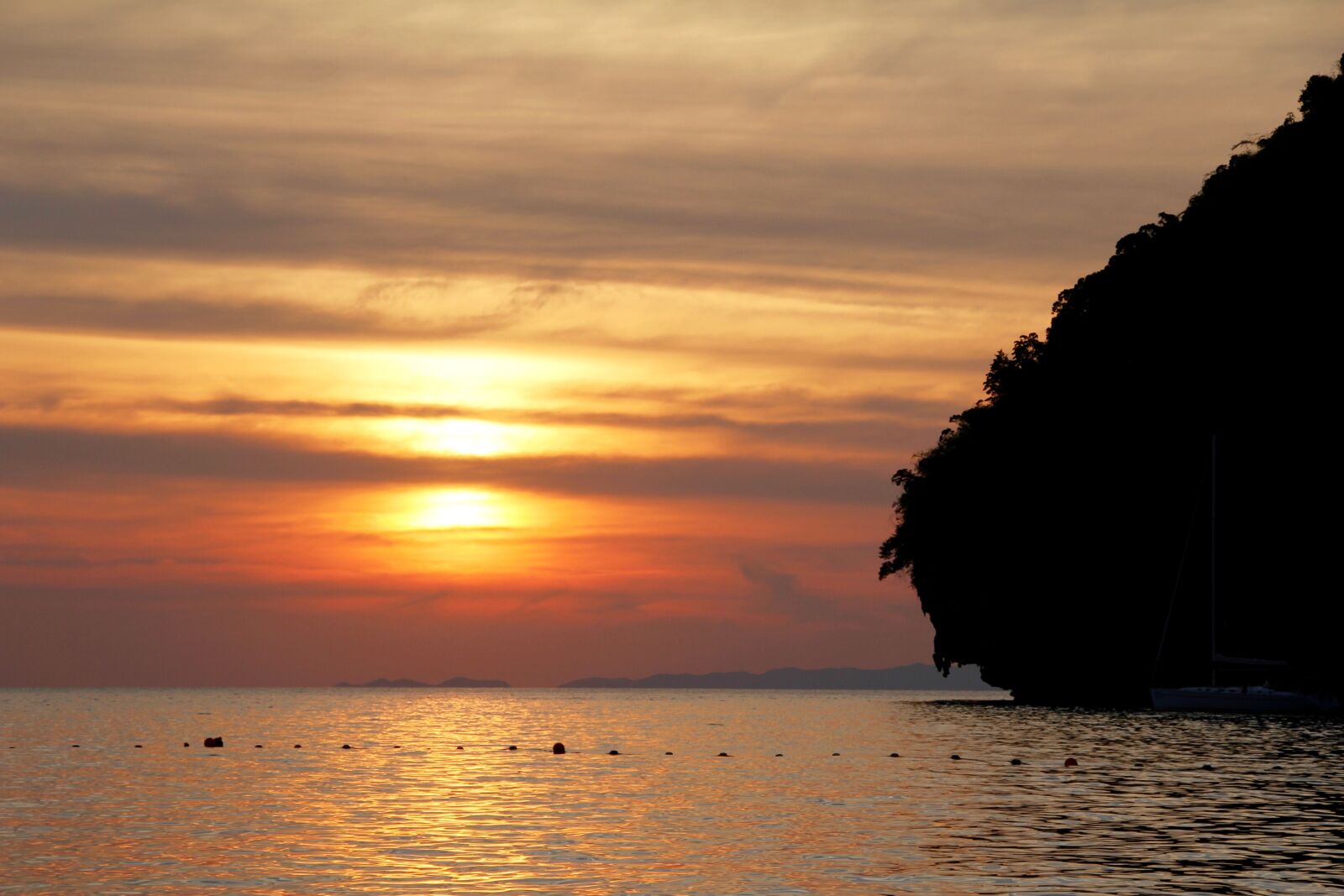 Canon EOS 60D sample photo. Island, rock, sunset photography