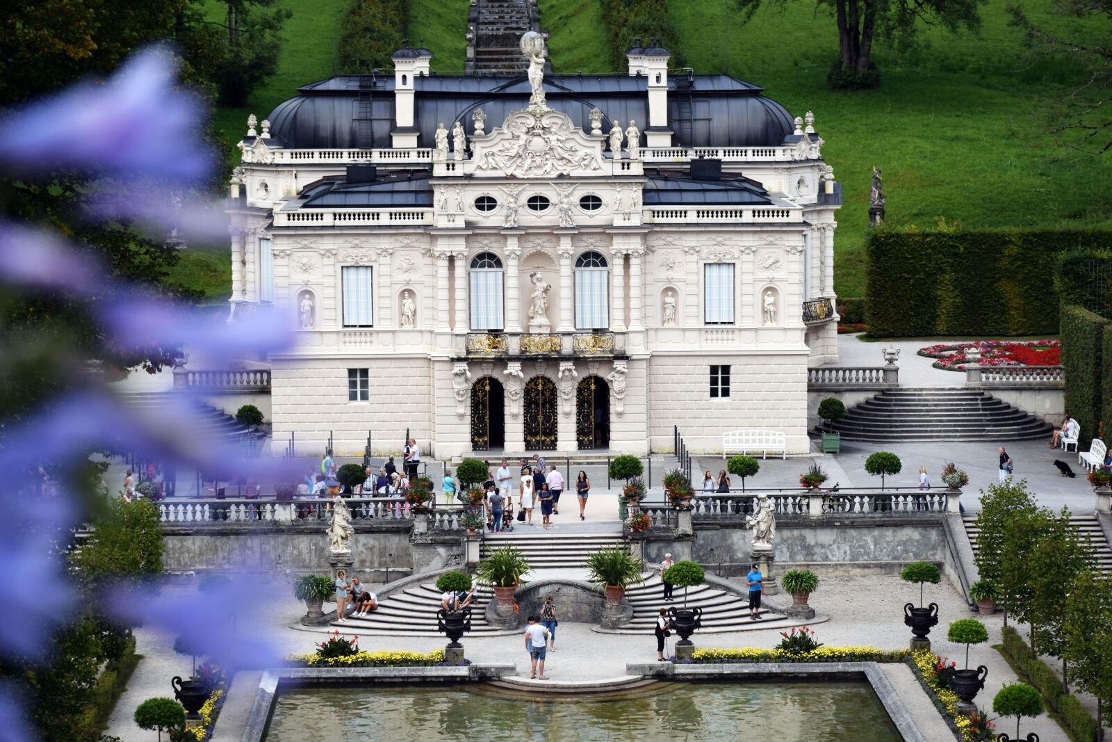 Nikon D5300 sample photo. Linderhof, castel, palace photography