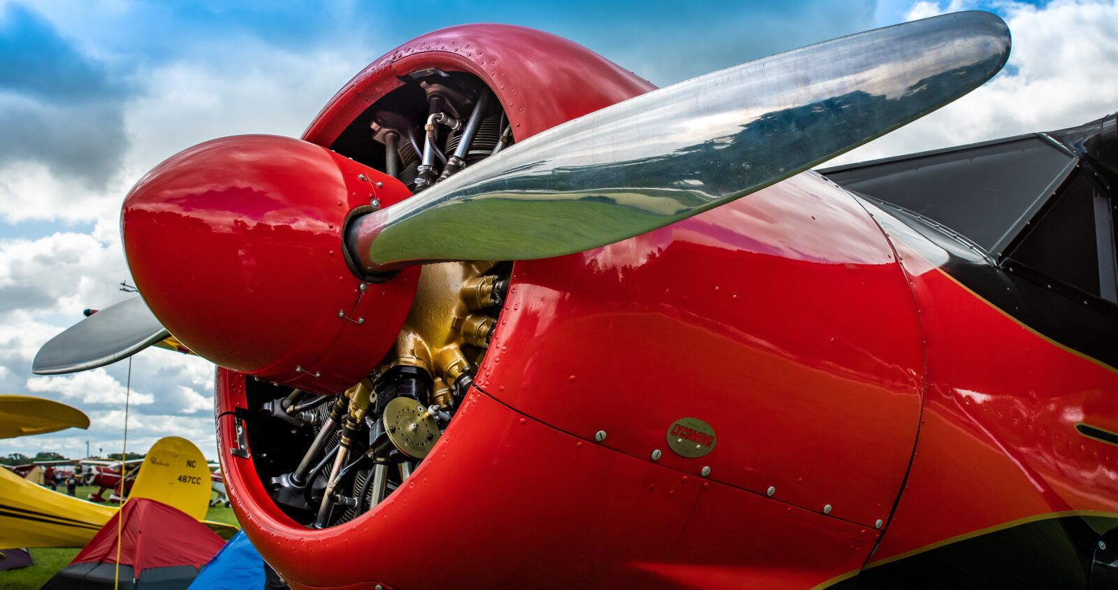 Tamron SP 24-70mm F2.8 Di VC USD sample photo. Vintage, aircraft, propeller photography