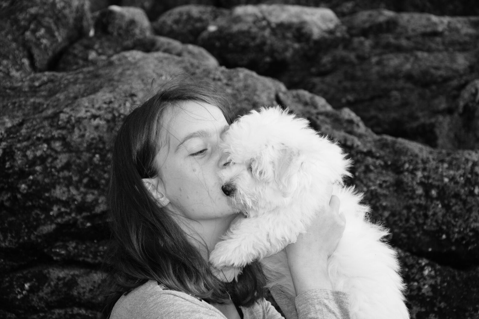 Nikon D5200 sample photo. Kiss, kisses, photo black photography