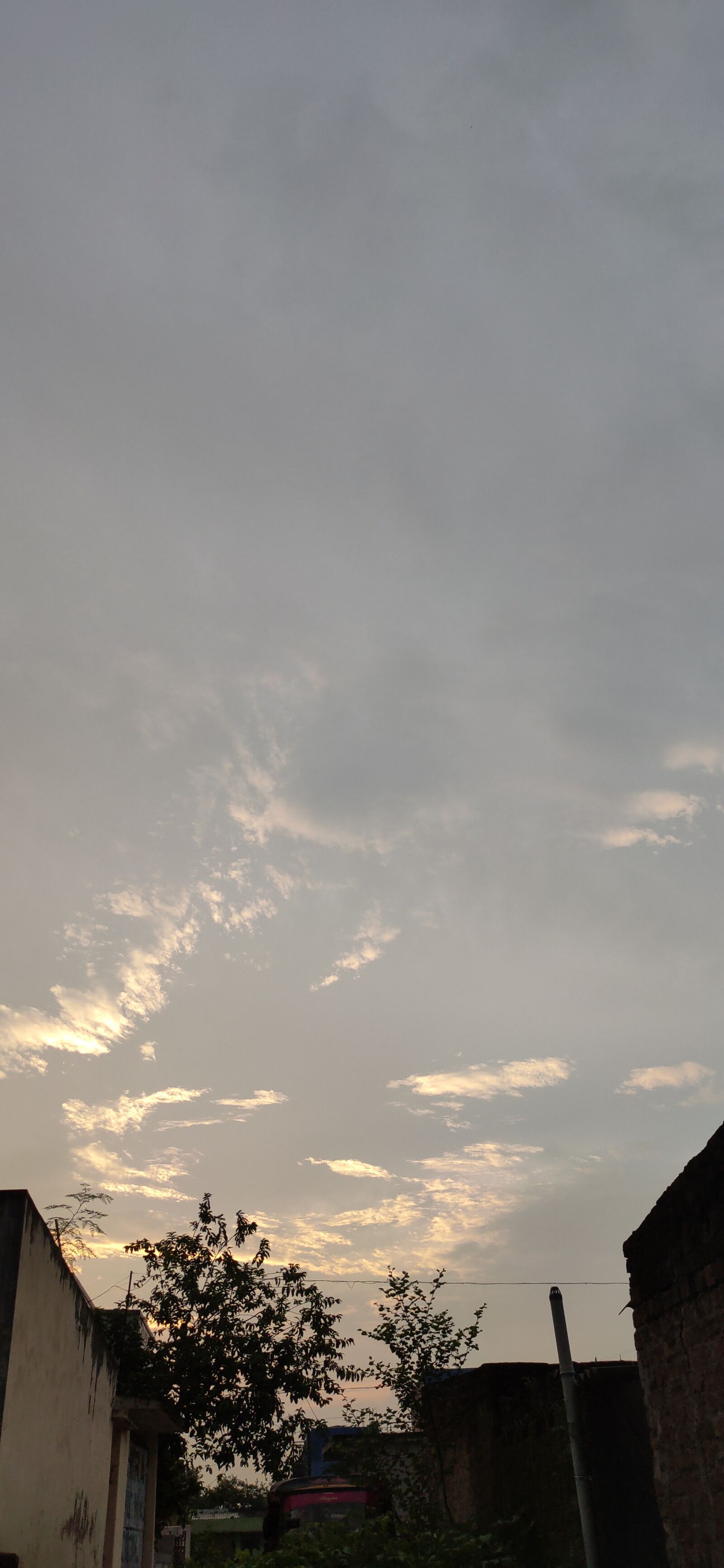 Realme XT sample photo. Sunset, scene, clouds photography