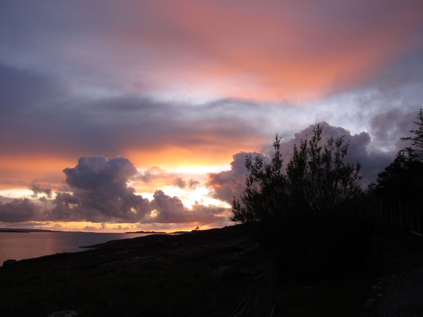 Canon PowerShot S90 sample photo. Sunset, isle of lewis photography