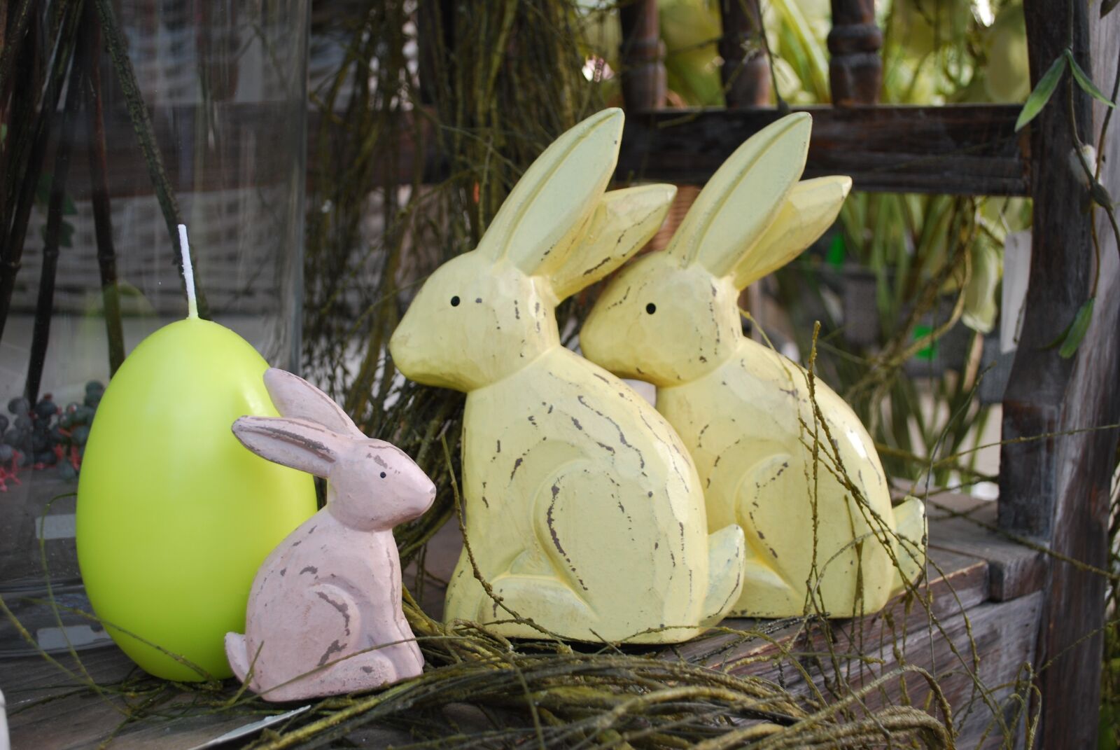 Nikon D60 sample photo. Easter, easter bunny, candle photography