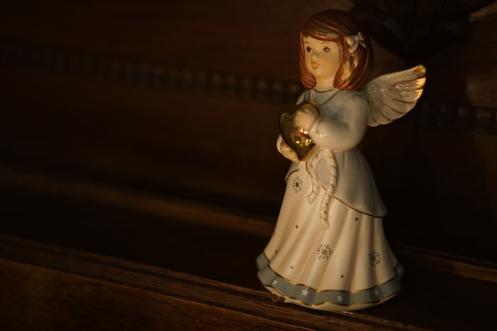 E 50mm F1.8 OSS sample photo. Angel, christmas, x mas photography