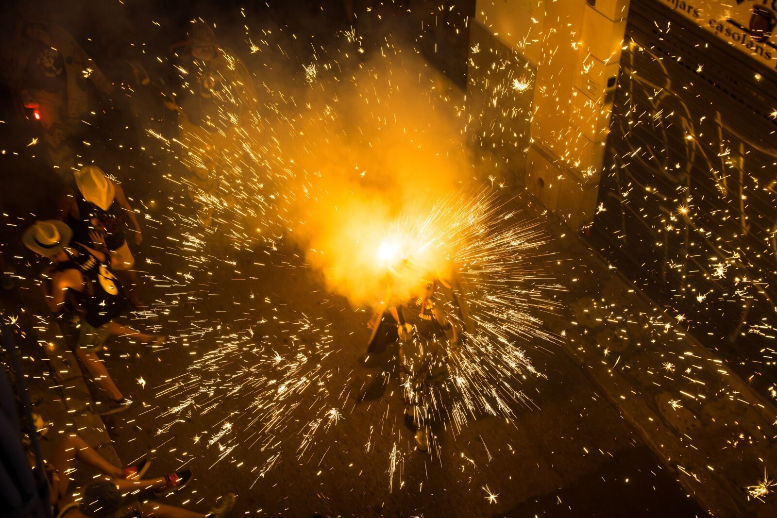 Nikon D5200 sample photo. Correfoc, festa major, sitges photography