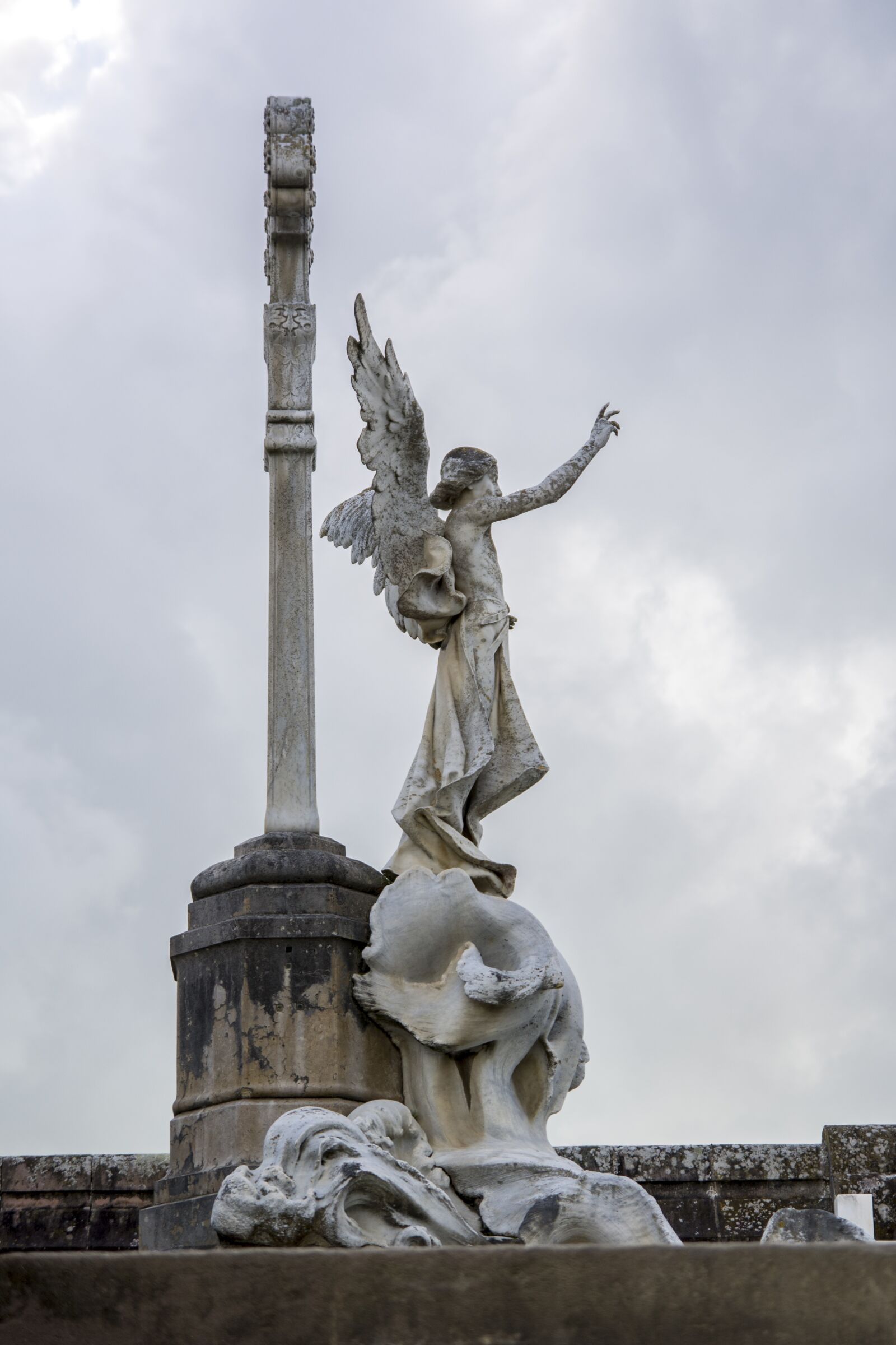 Nikon D7100 sample photo. Cemetery, angel, monument photography