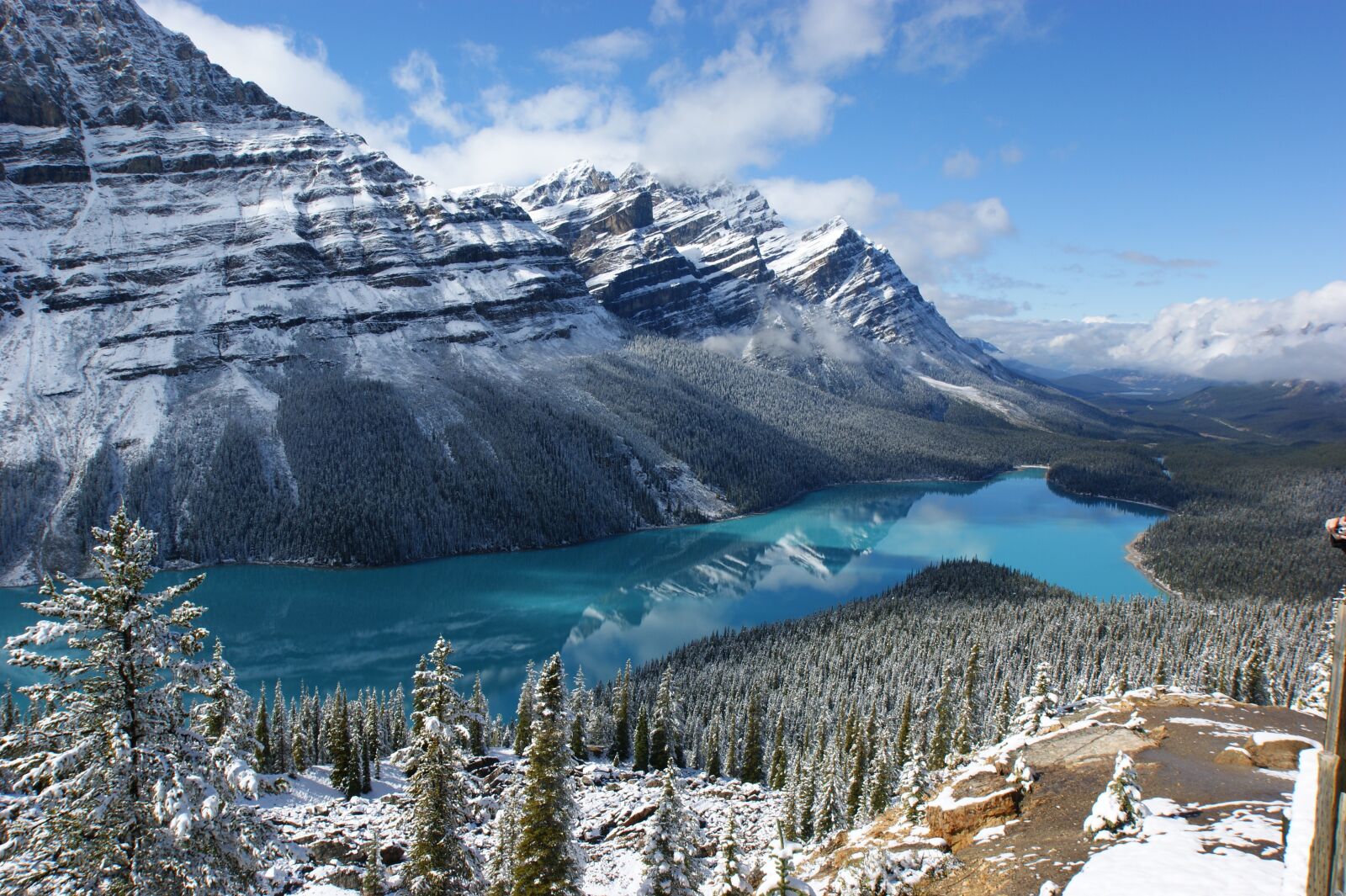 Sony Alpha DSLR-A350 sample photo. Canada, lake, mountain photography