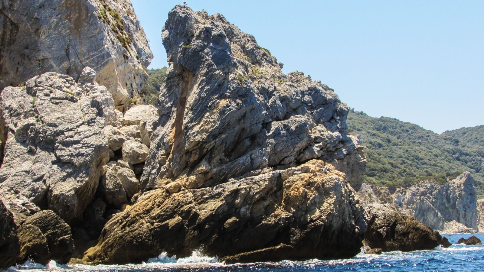 Canon PowerShot SX400 IS sample photo. Greece, skiathos, rock photography