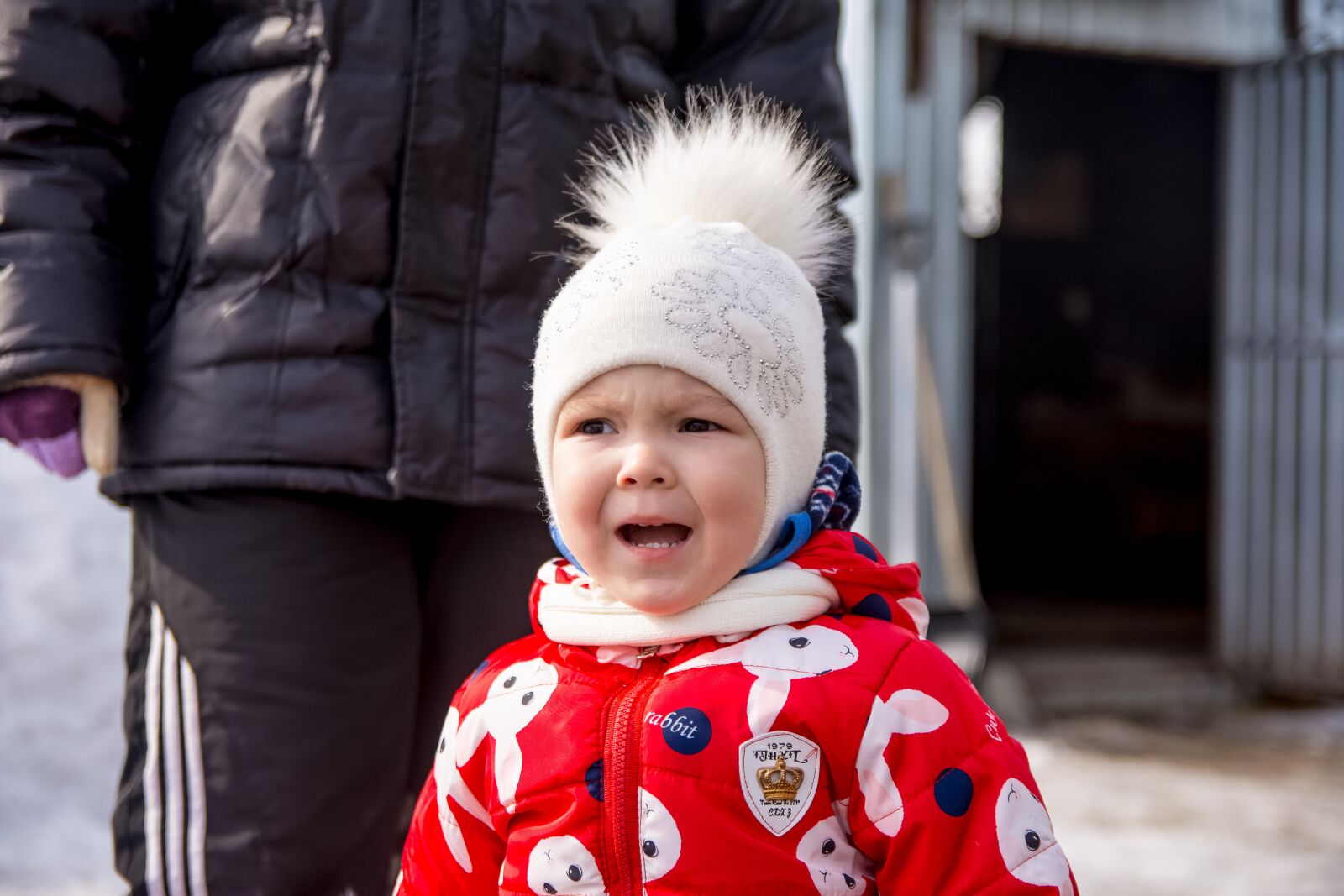 Nikon D7200 sample photo. Baby, winter, portrait photography