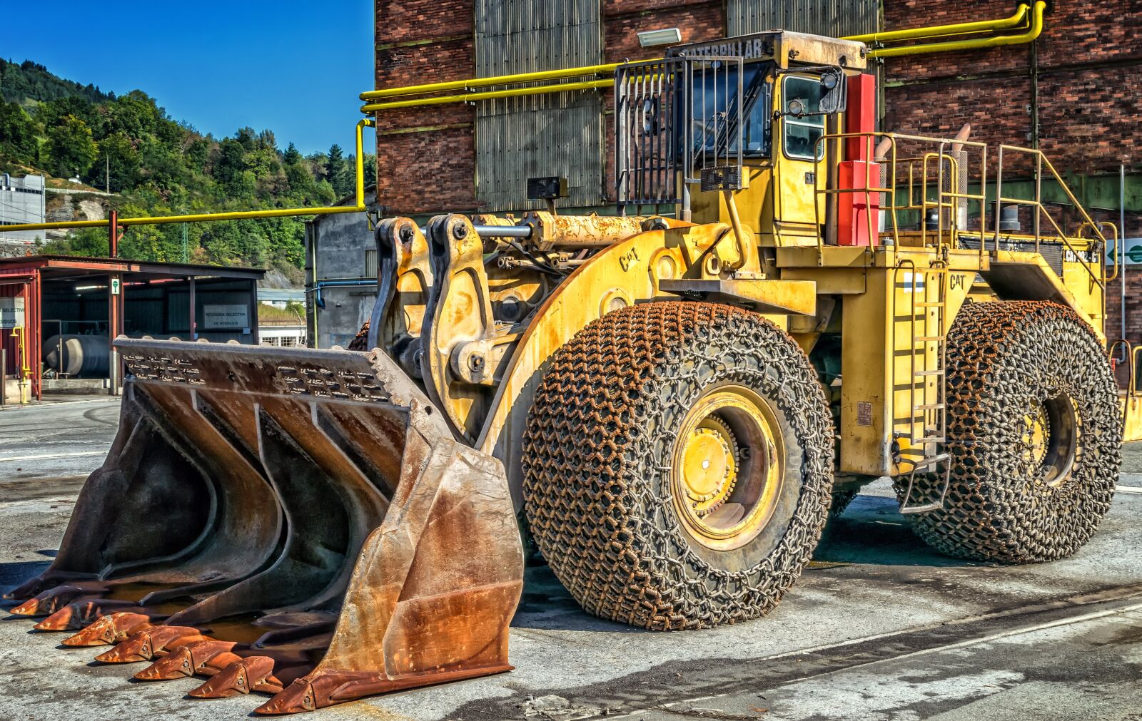 Nikon D3300 sample photo. Wheel loader, cat, caterpillar photography
