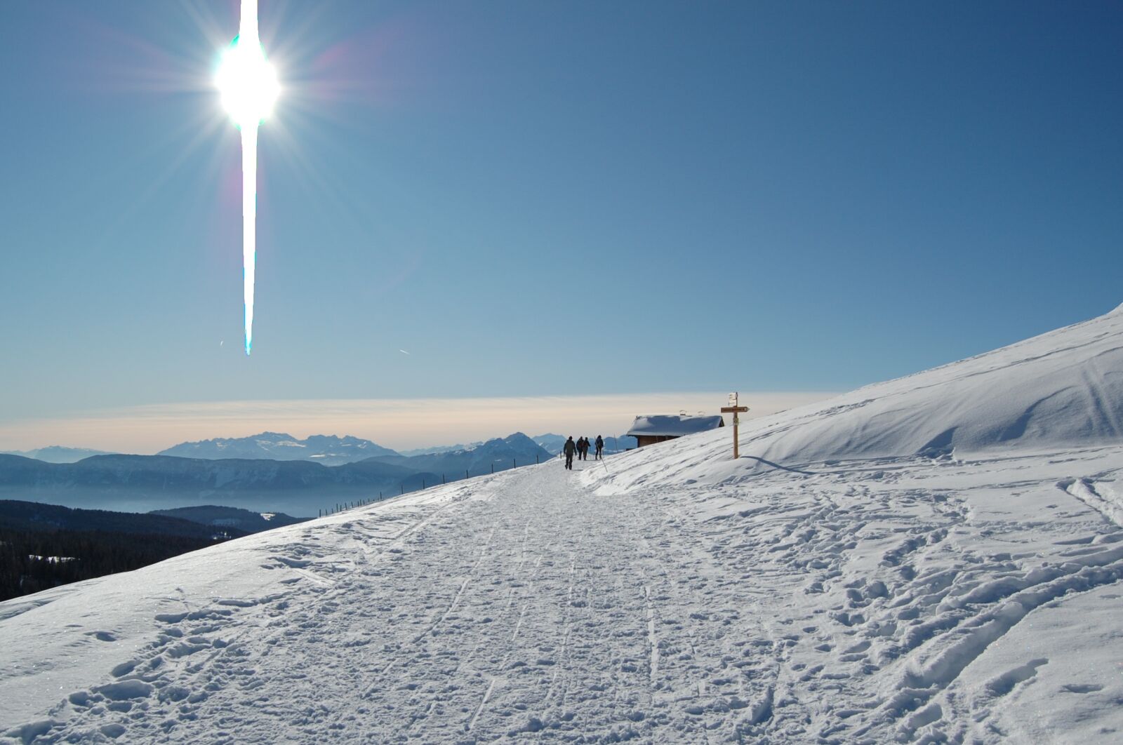 Nikon D40 sample photo. Winter, snow, sun photography