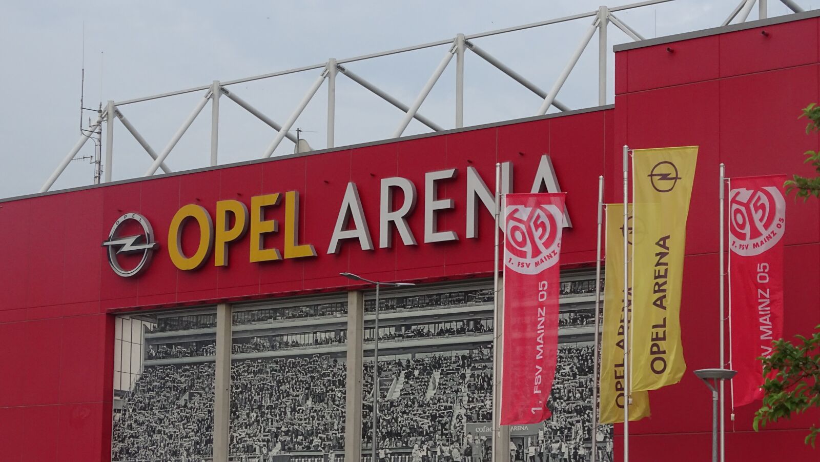 Sony Cyber-shot DSC-HX350 sample photo. Mainz, stadium, mainz 05 photography