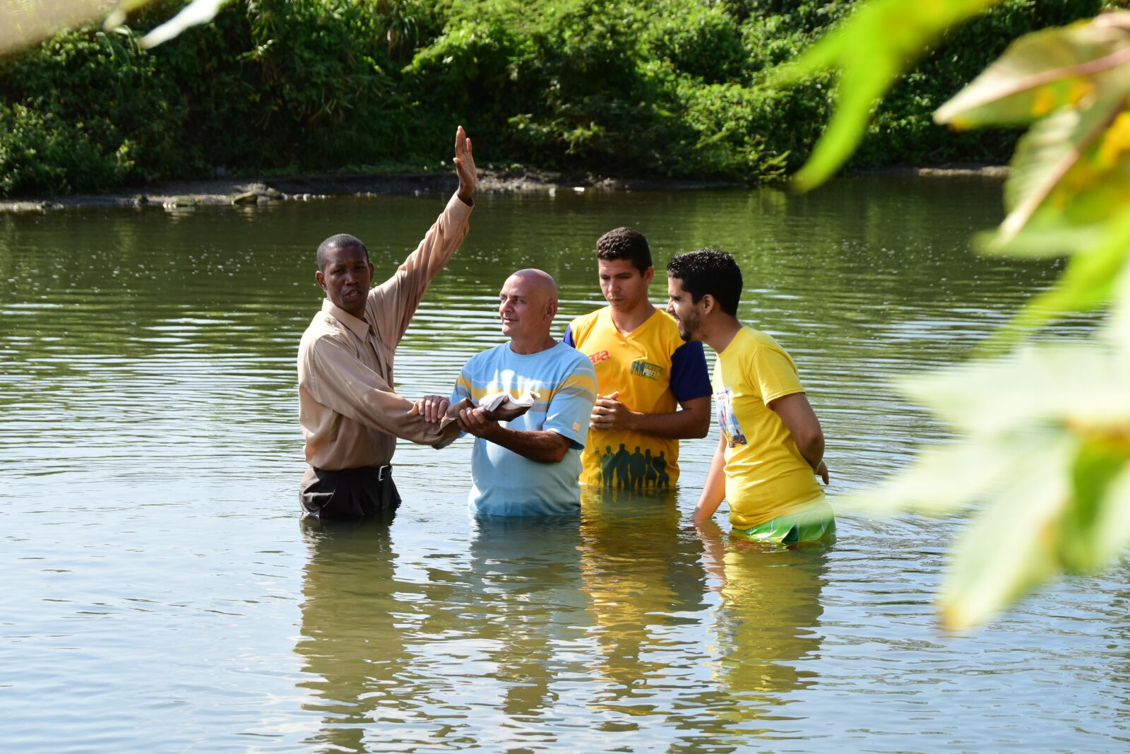 Nikon D810 sample photo. Cuban, river, baptism photography