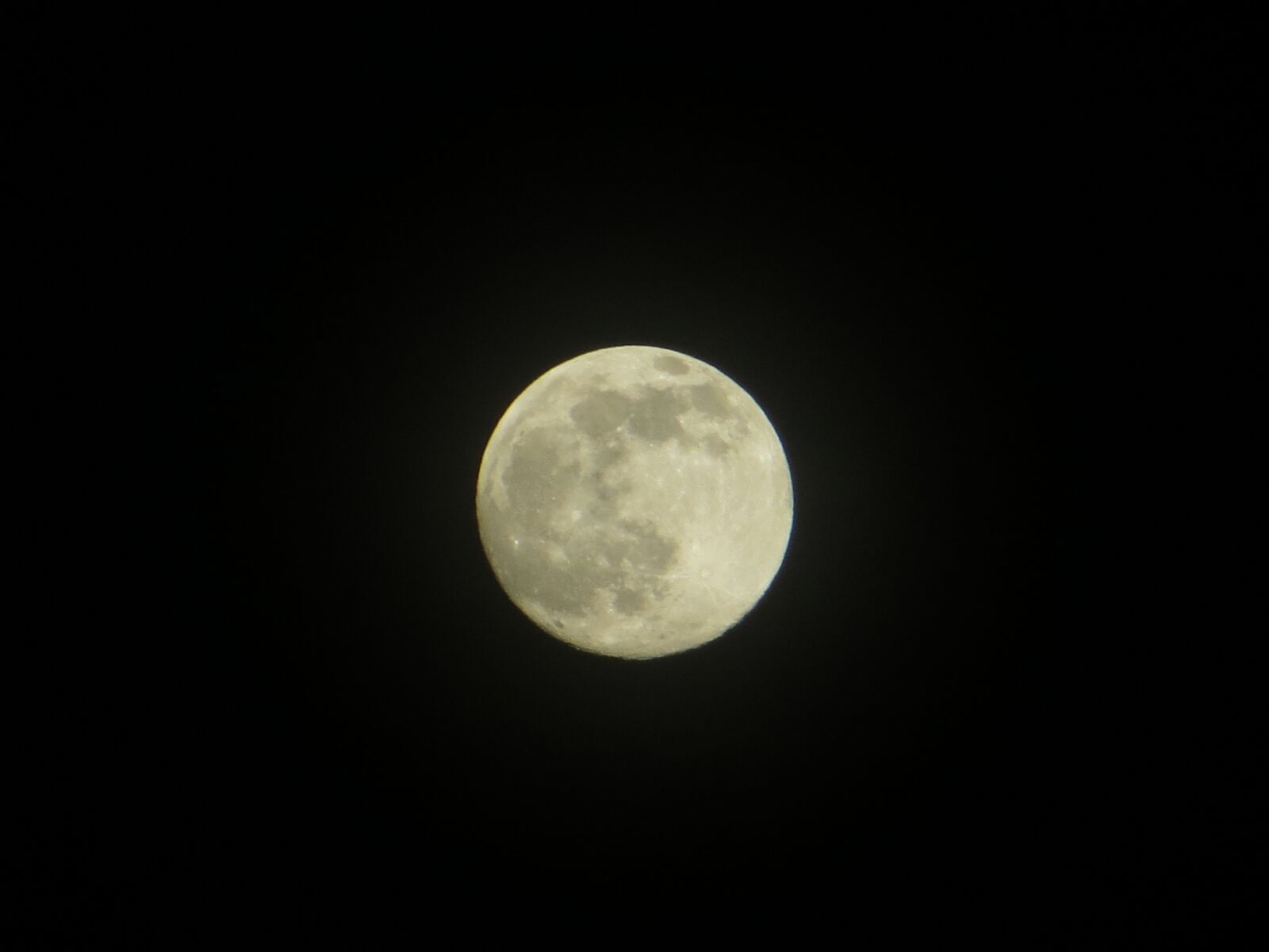 Canon PowerShot SX260 HS sample photo. Full moon, moon, night photography