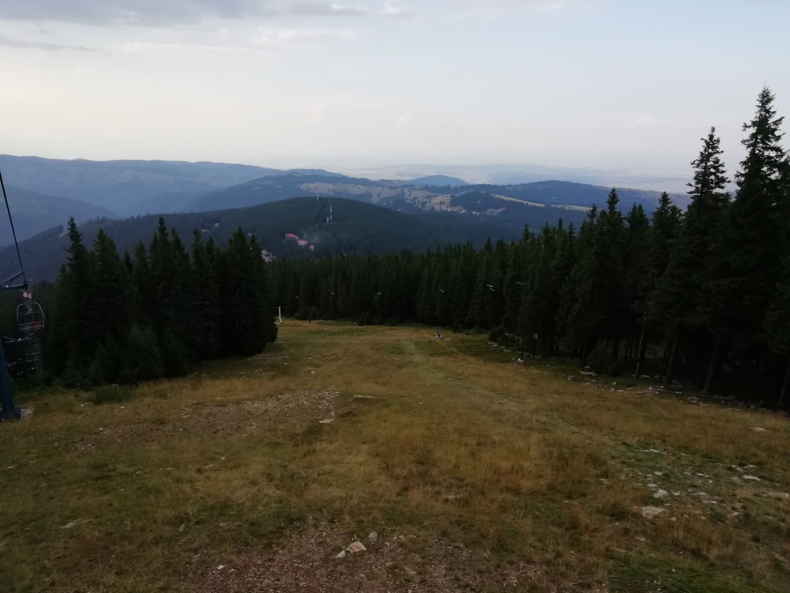 HUAWEI FIG-LX1 sample photo. Mountain, fir trees, pasture photography