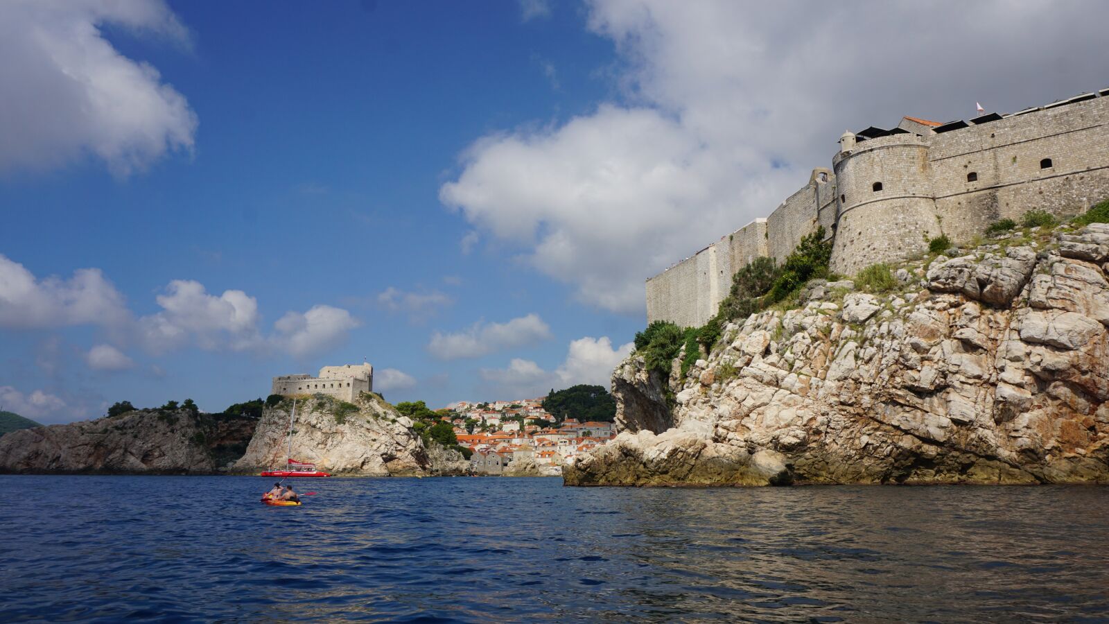 Sony a6000 sample photo. Dubrovnik, the sea, fortress photography