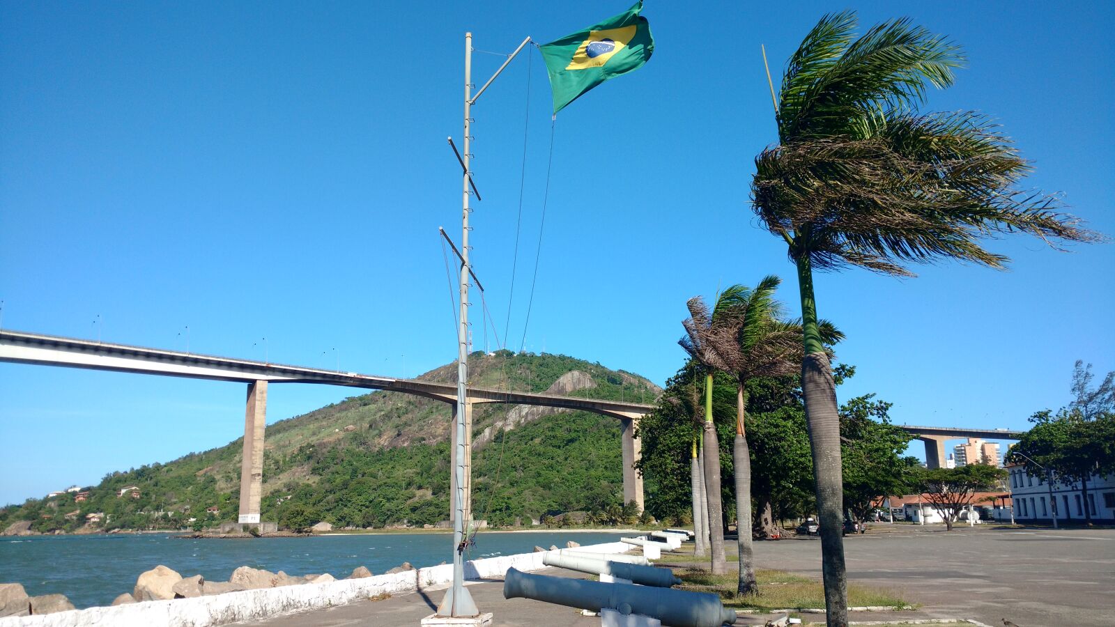 Motorola XT1563 sample photo. Beach, brazil, bridge, flags photography