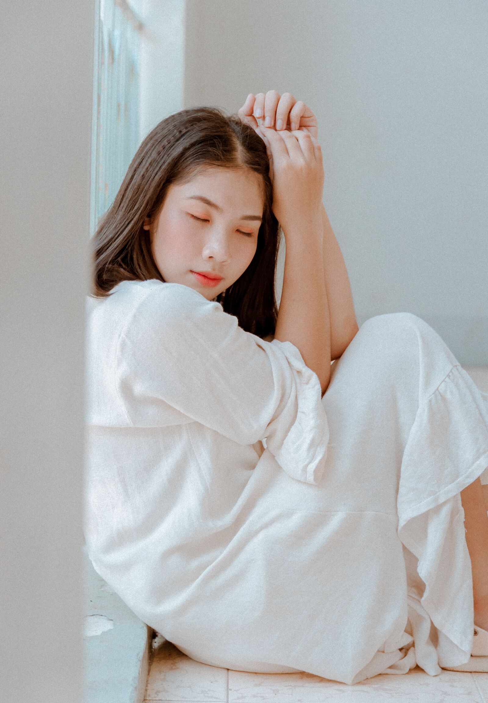 Nikon D700 sample photo. Girl, dream, sleep photography