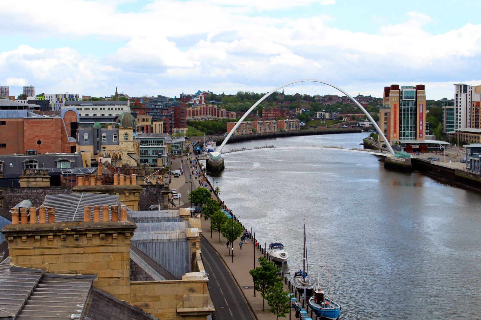 Canon EOS 700D (EOS Rebel T5i / EOS Kiss X7i) sample photo. Newcastle, millenium bridge, england photography