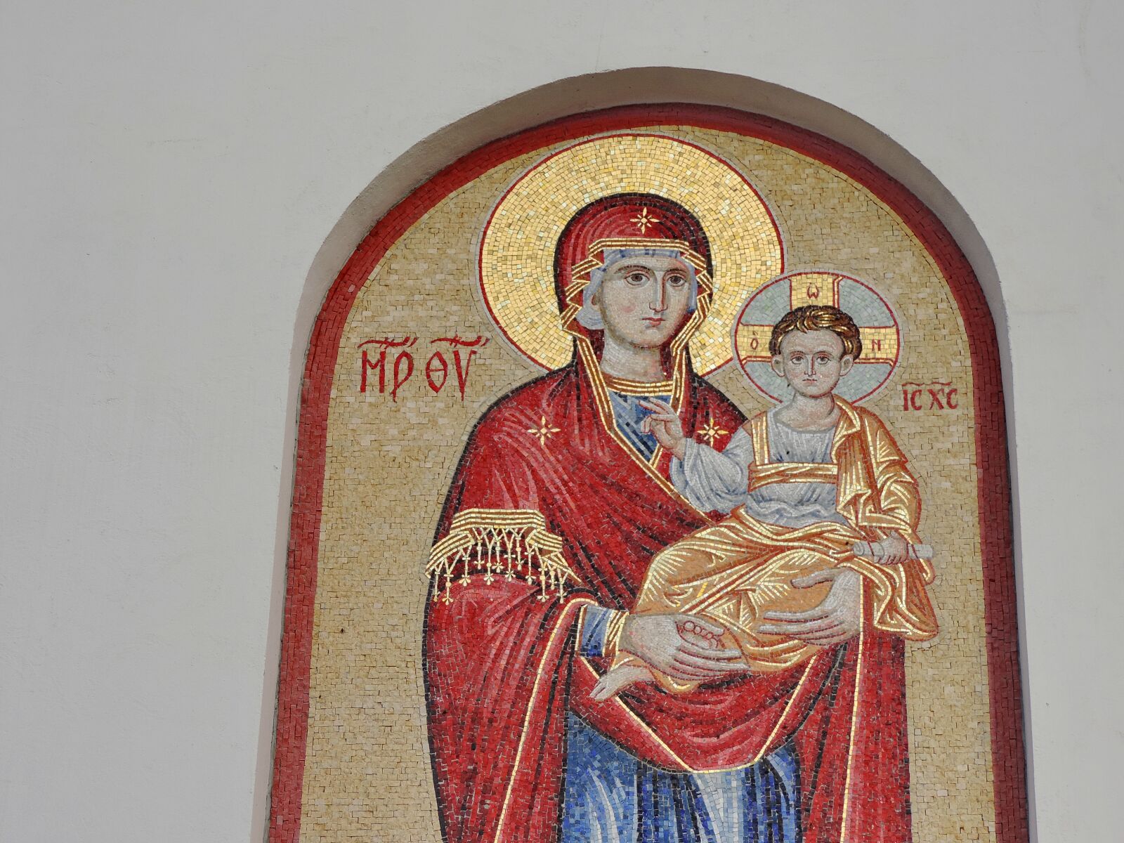 Nikon Coolpix P520 sample photo. Christ, christianity, icon, mosaic photography