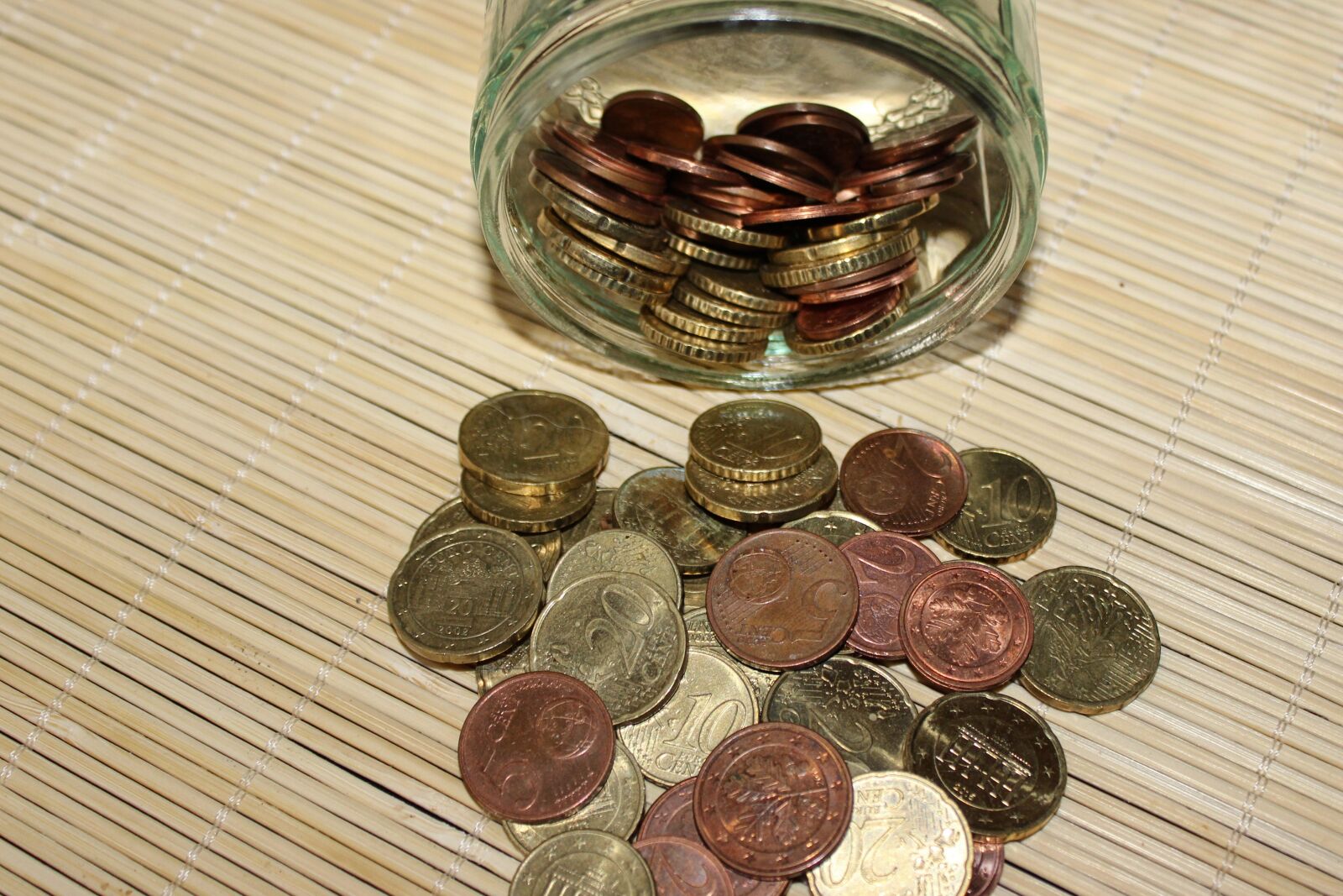 Canon EOS 600D (Rebel EOS T3i / EOS Kiss X5) sample photo. Coins, euro, € coin photography