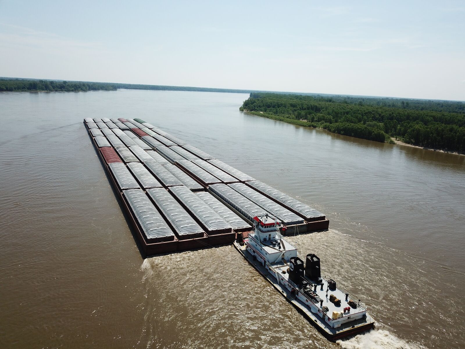 DJI FC220 sample photo. Mississippi, river, usa photography