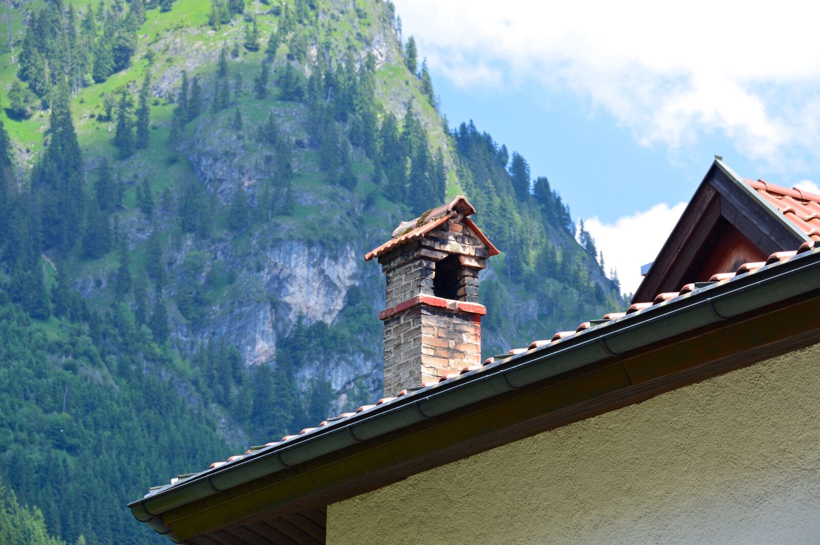 Nikon D3200 sample photo. Fireplace, chimney roof, bricked photography