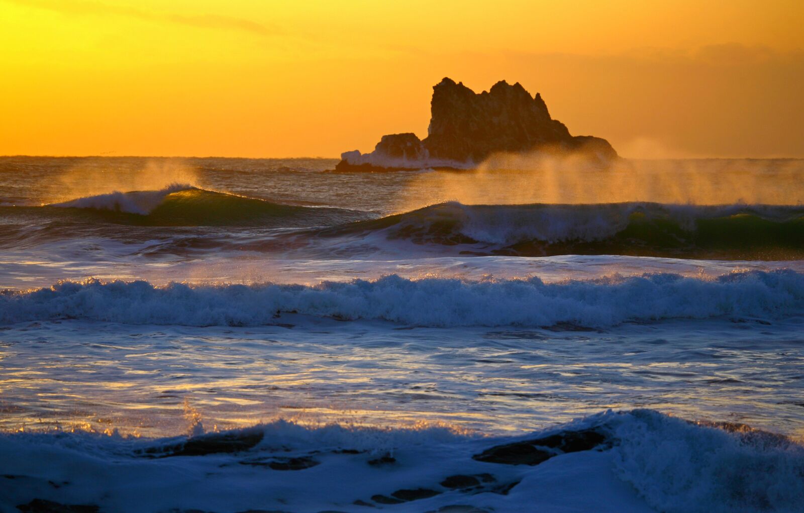 Canon EOS 5D sample photo. The pacific ocean, sunrise photography